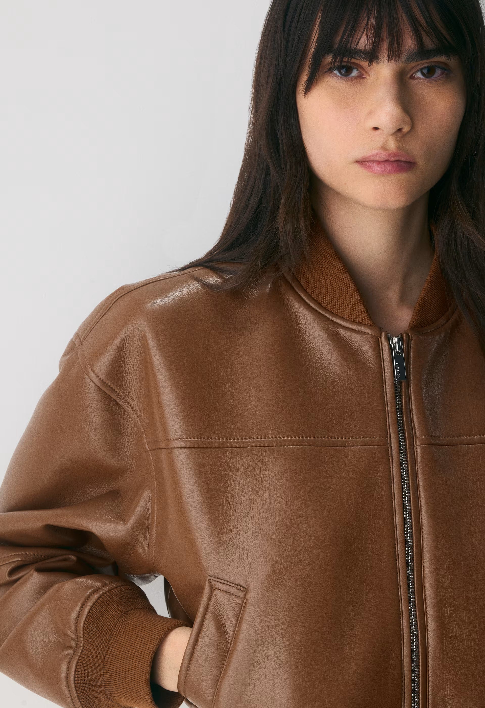Synergy Bomber - UnReal Leather - CHOCOLATIER BROWN