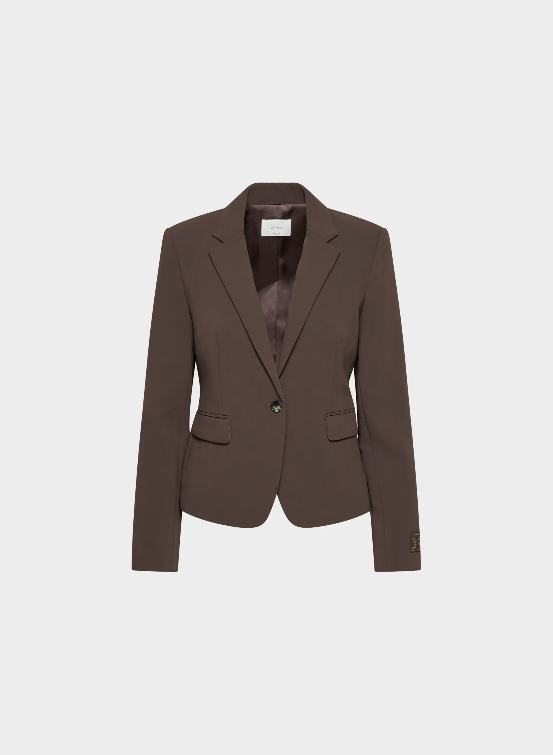Etiquette Blazer - Crepette™ - RICH MOCHA BROWN