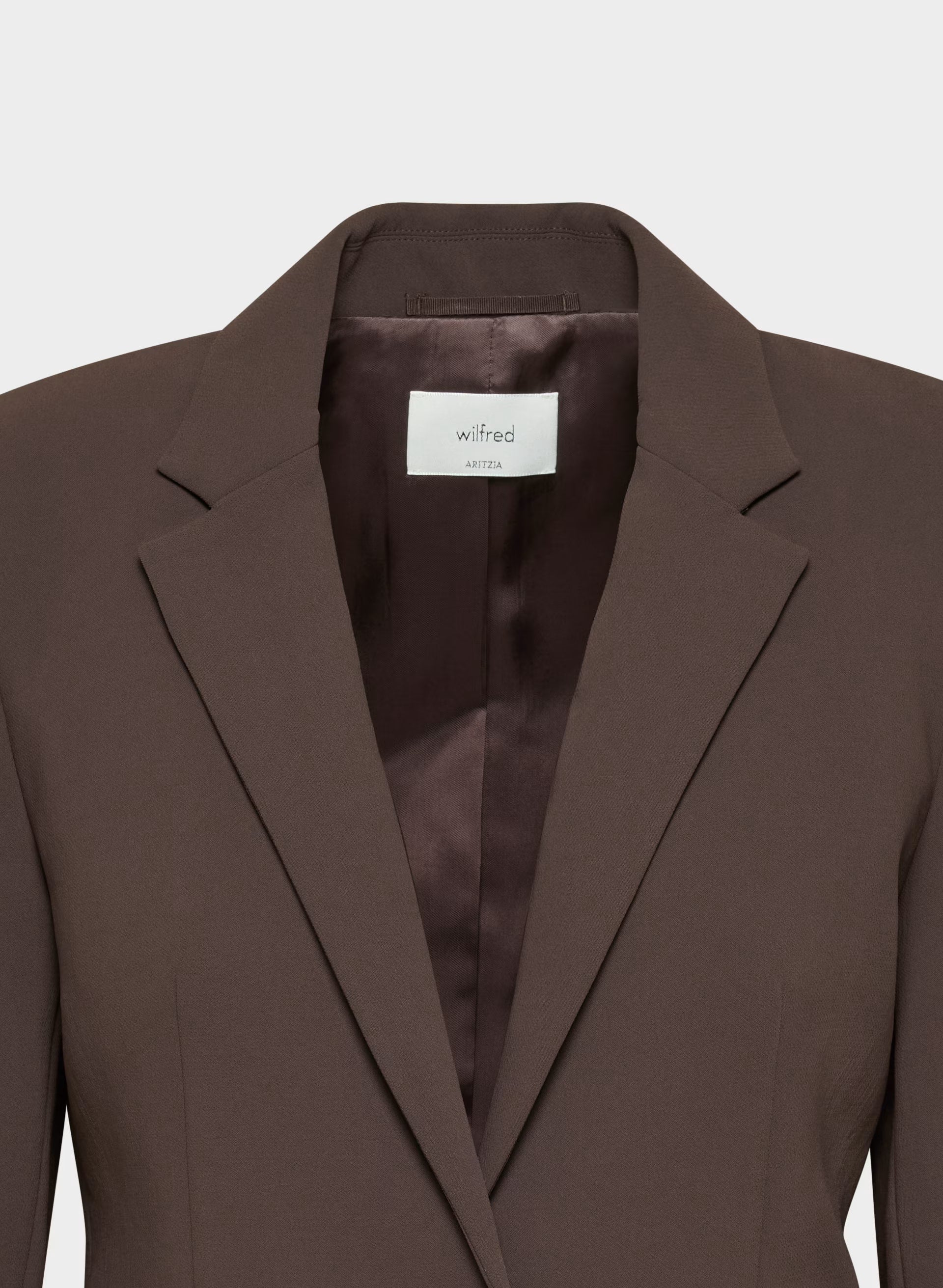 Etiquette Blazer - Crepette™ - RICH MOCHA BROWN