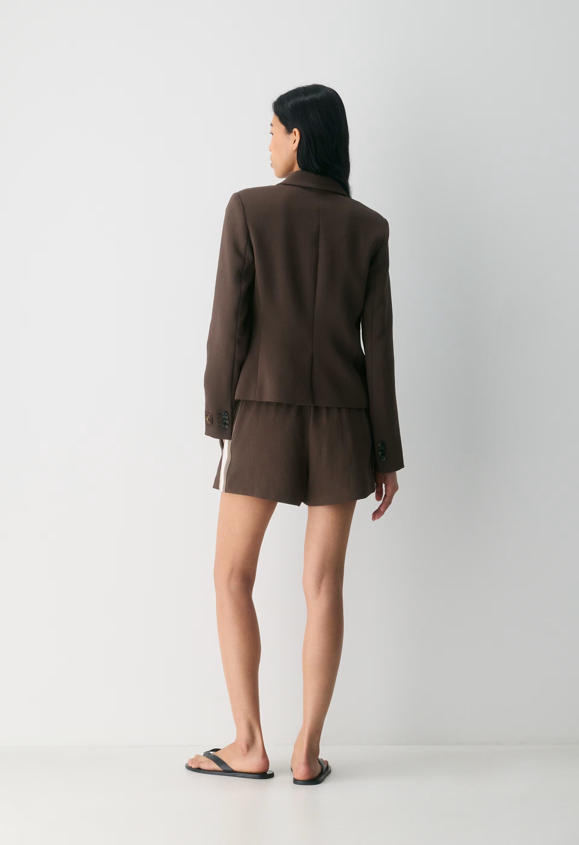 Etiquette Blazer - Crepette™ - RICH MOCHA BROWN