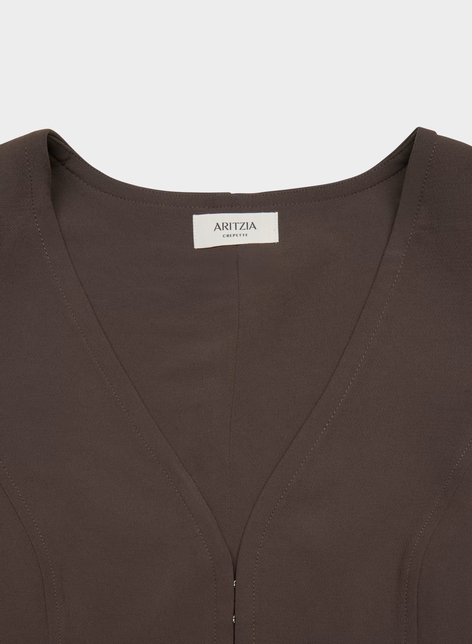 Attire Vest - Crepette™ - RICH MOCHA BROWN