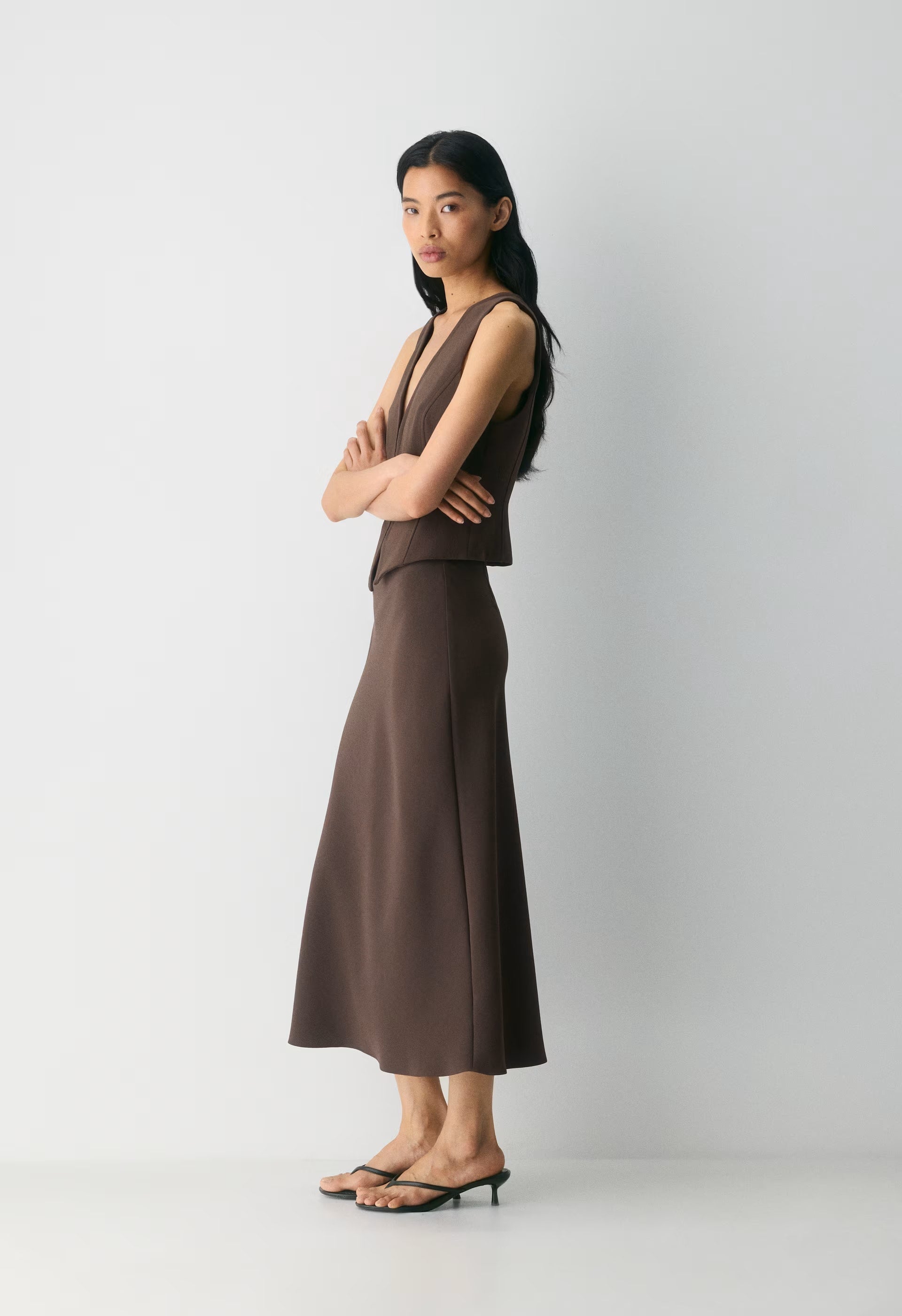 Attire Vest - Crepette™ - RICH MOCHA BROWN