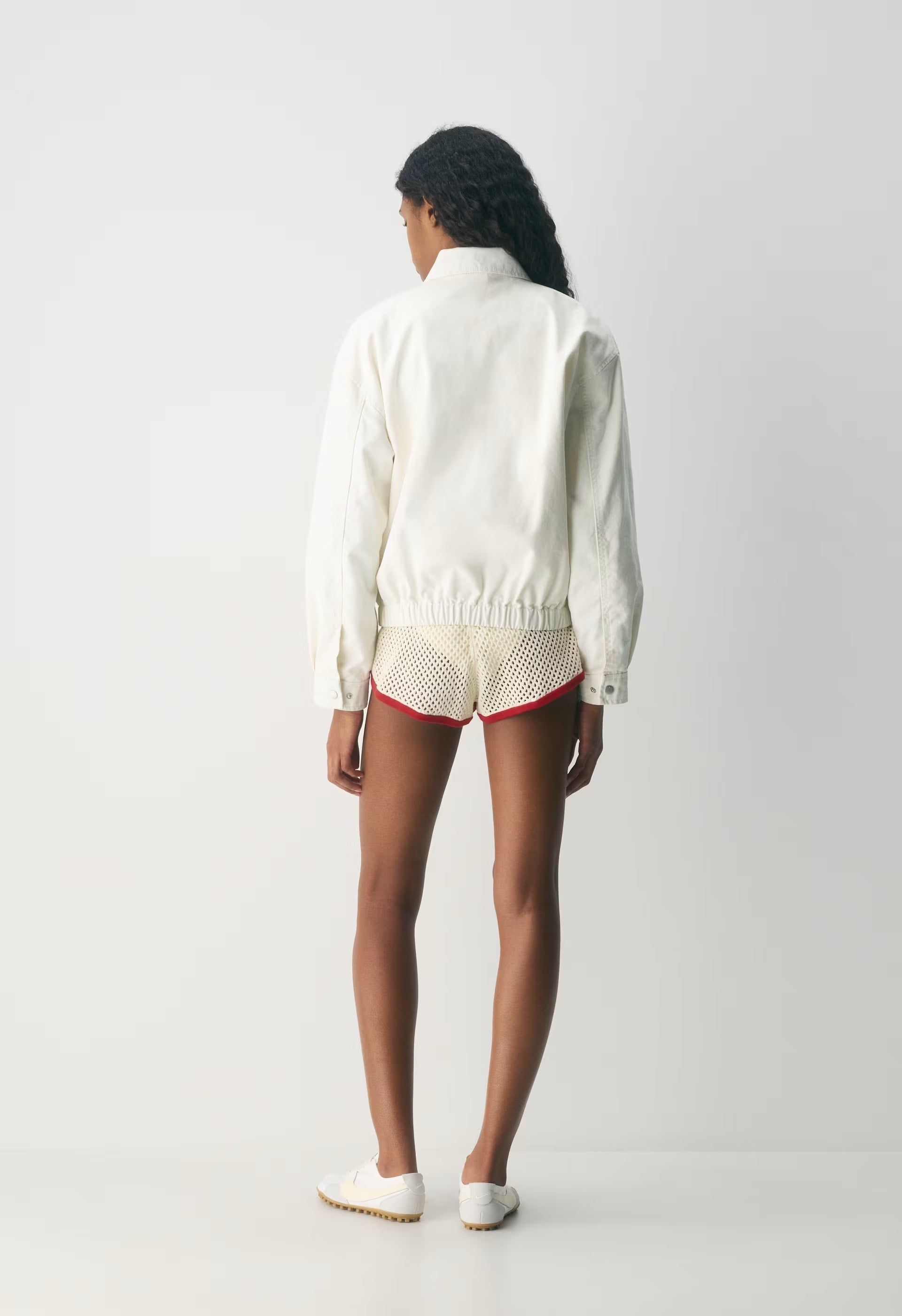 Caddie Blouson Jacket - LIGHT BIRCH
