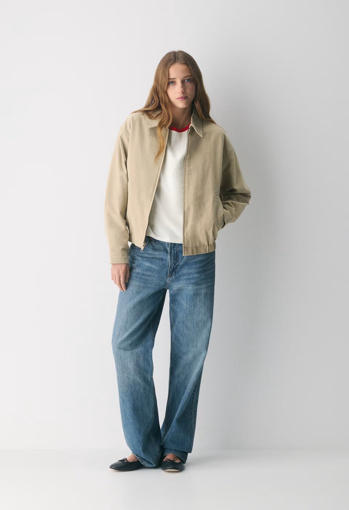 Caddie Blouson Jacket - TAN KHAKI