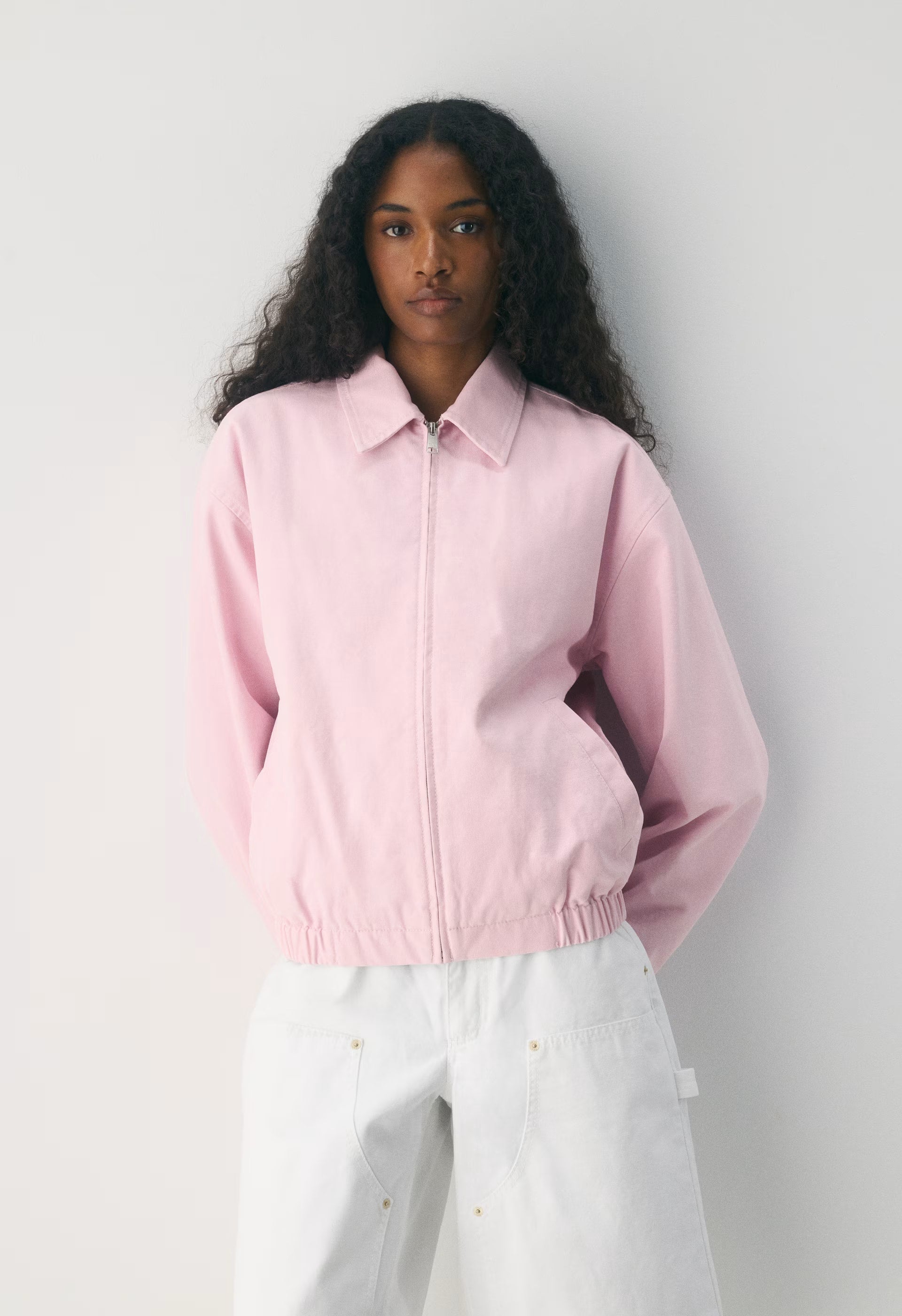 Caddie Blouson Jacket - CUPID PINK
