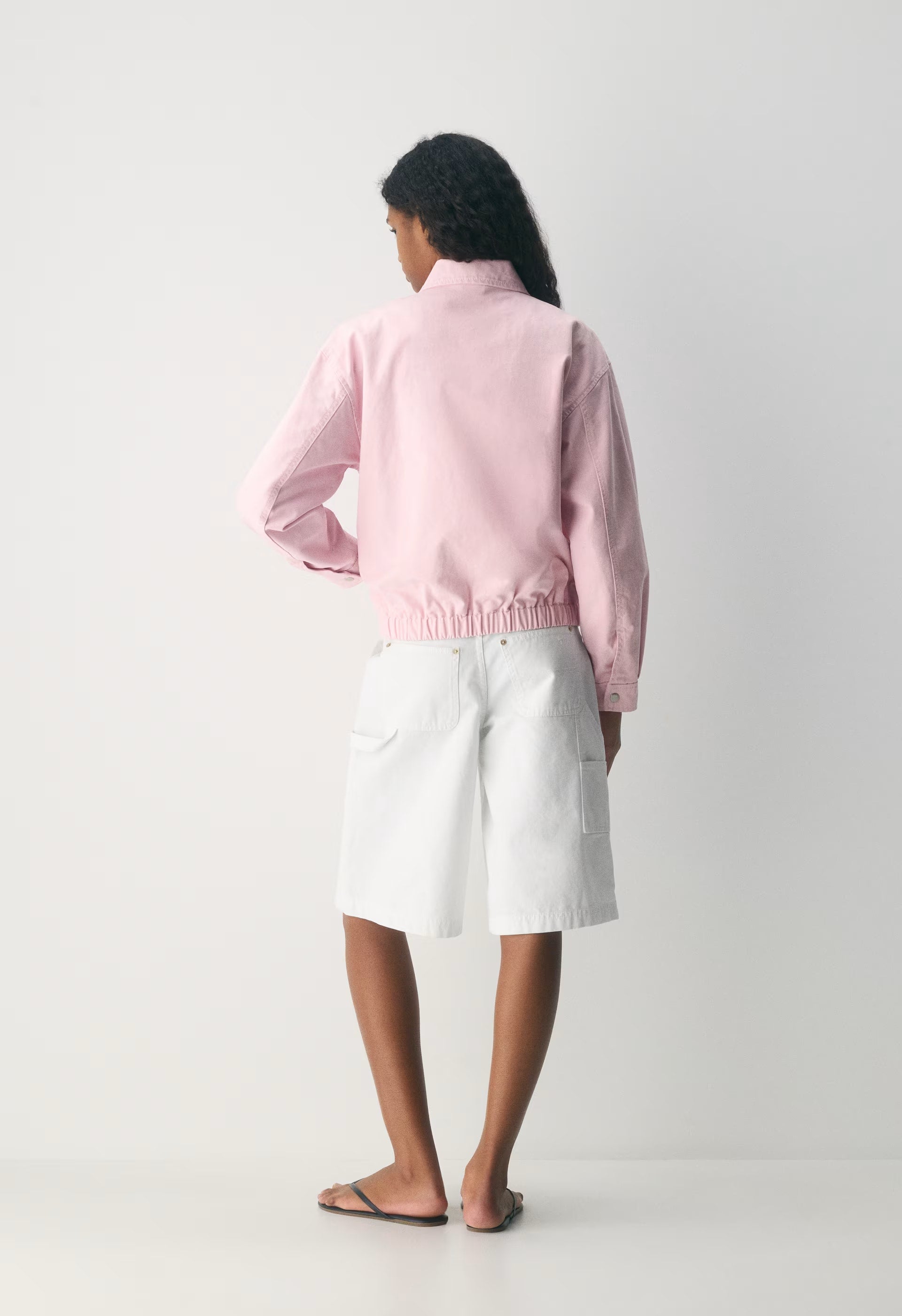Caddie Blouson Jacket - CUPID PINK