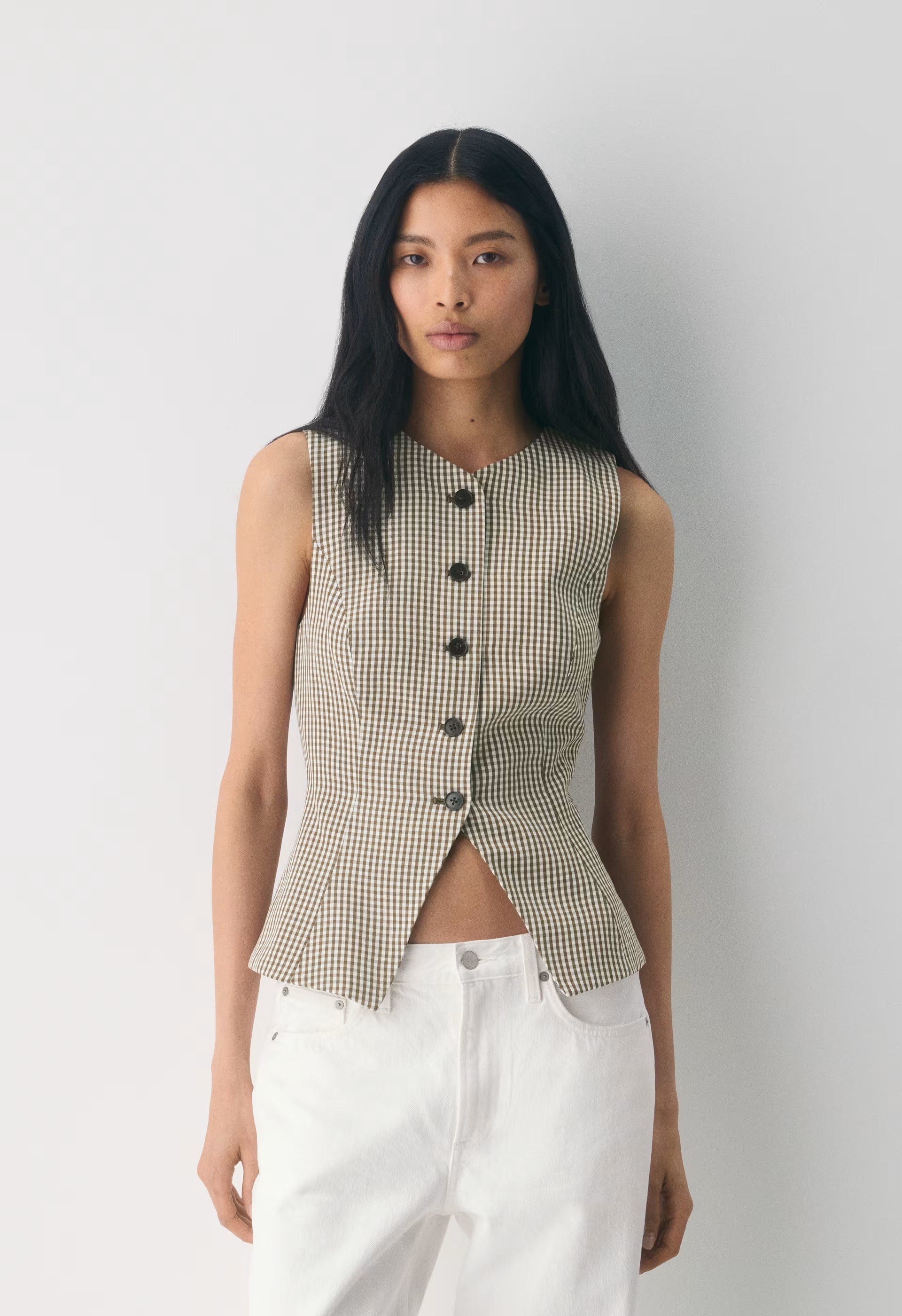 CruiseLinen™ Regal Vest - SRPHN CHCK L BH/CL BR