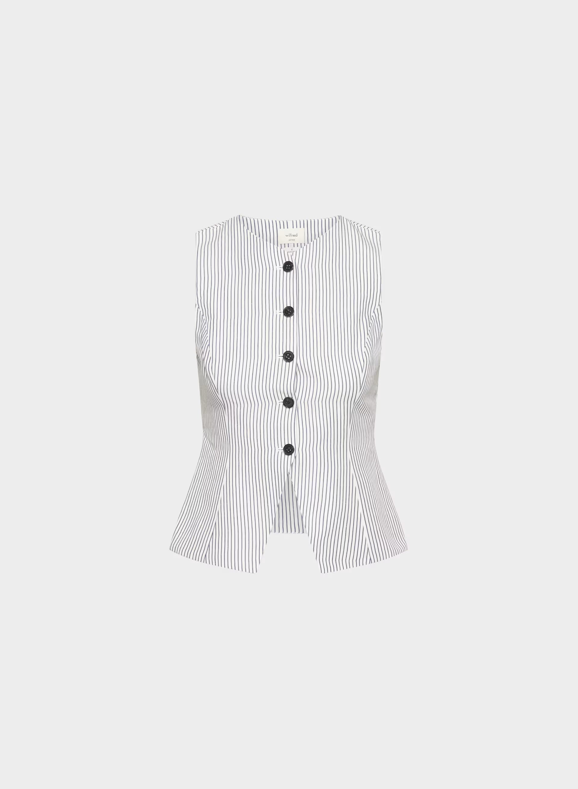 CruiseLinen™ Regal Vest - MILN STRIPE W/HRBR NV
