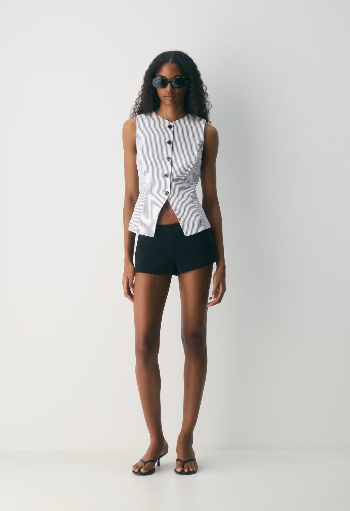 CruiseLinen™ Regal Vest - MILN STRIPE W/HRBR NV