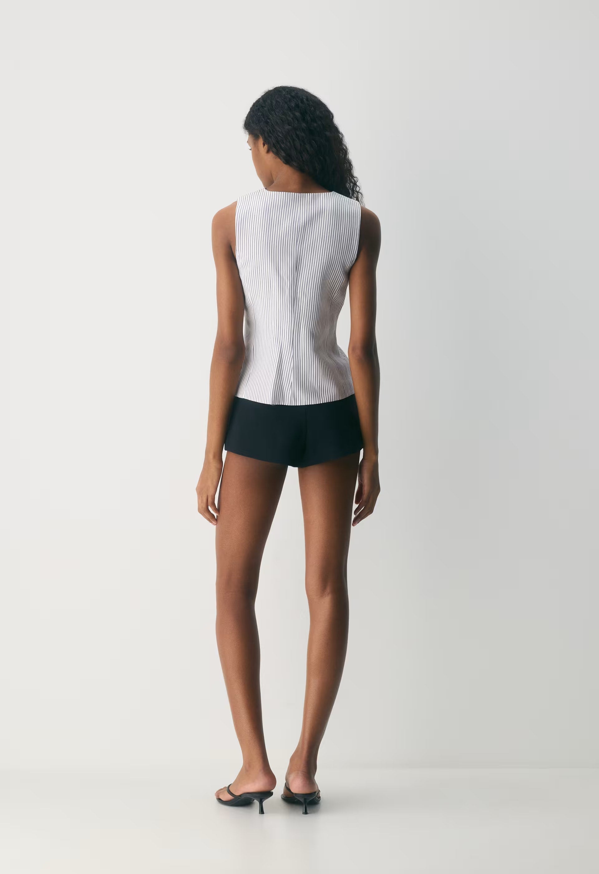 CruiseLinen™ Regal Vest - MILN STRIPE W/HRBR NV