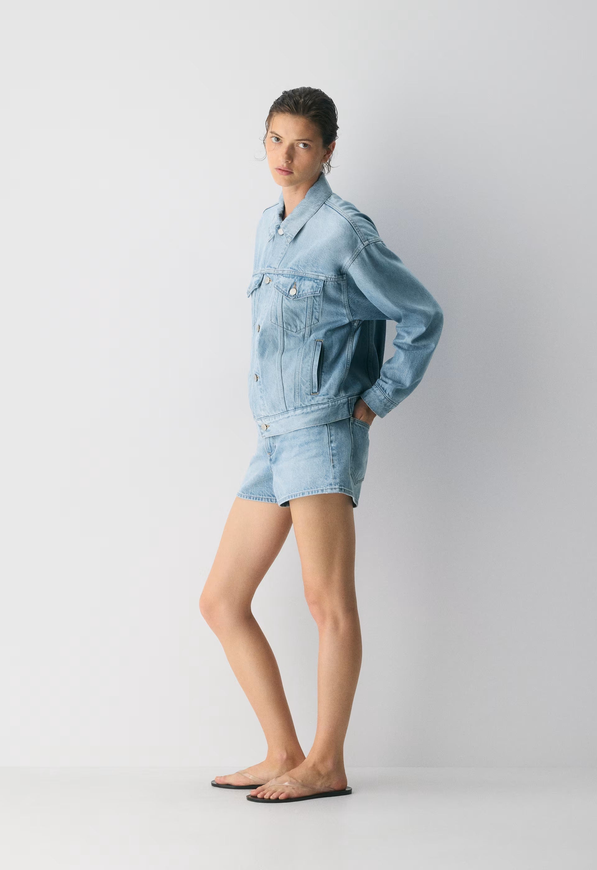 Denim Forum The ‘90s So-Soft Denim Jacket - 7 YRS BLEU TABOO