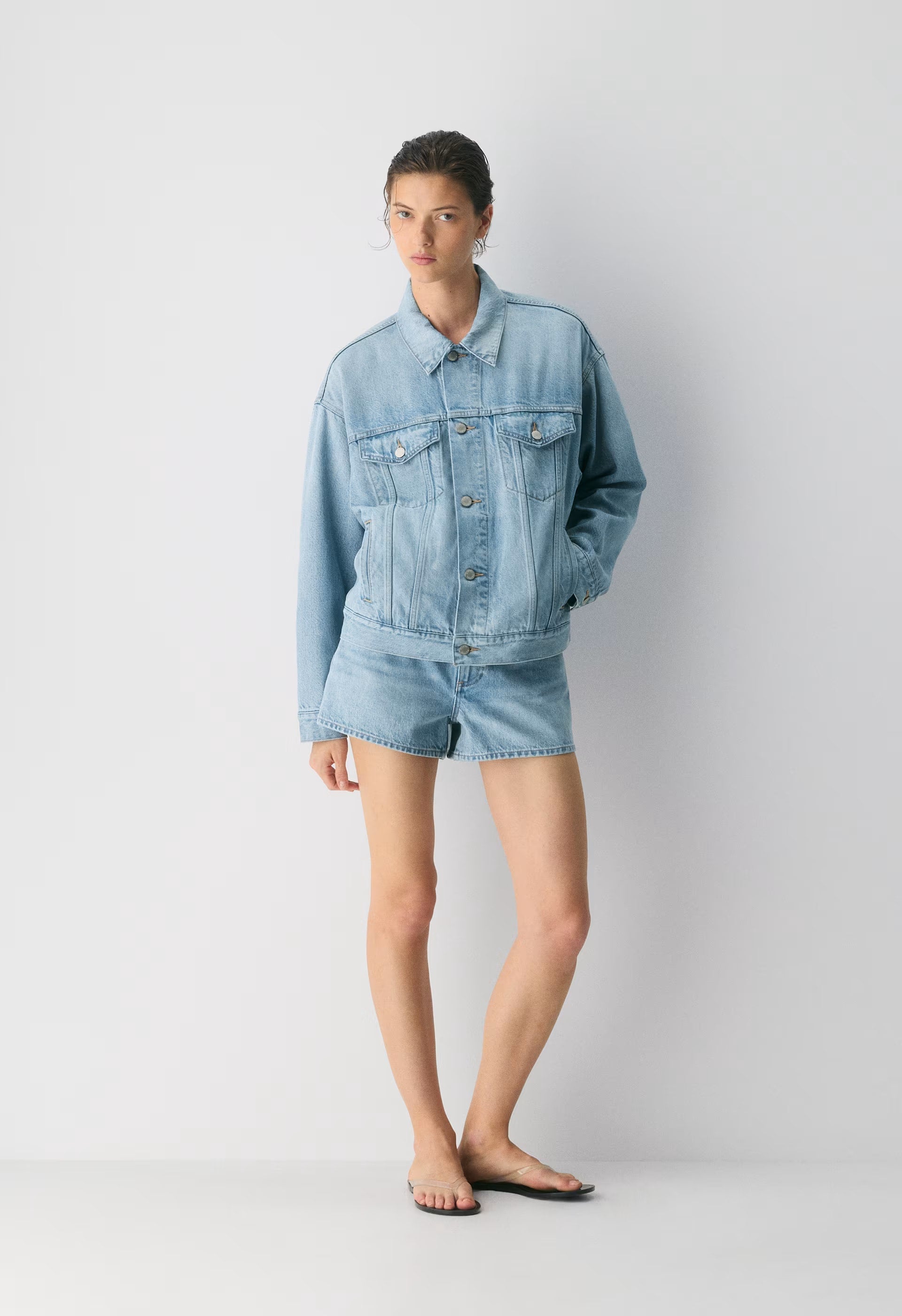Denim Forum The ‘90s So-Soft Denim Jacket - 7 YRS BLEU TABOO