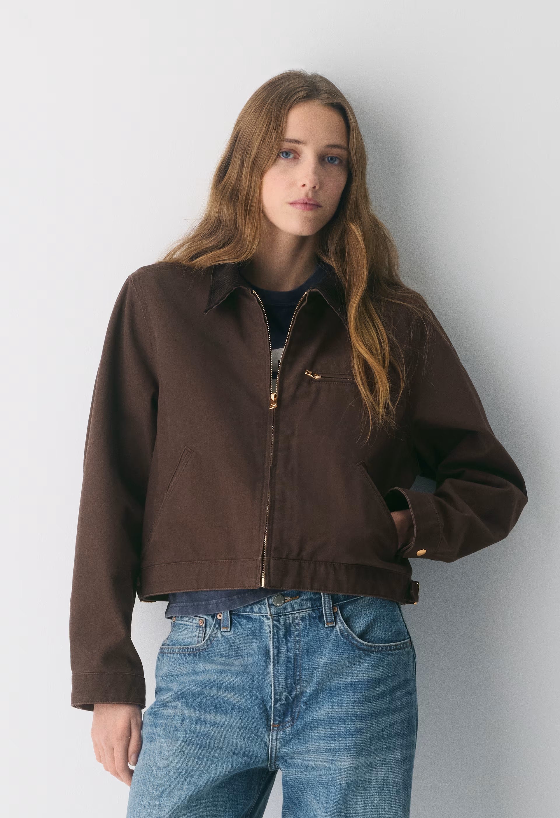 Barkley Lightweight Workwear Jacket - CELLO BROWN