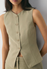 Regal Vest - Crepette™ - MARTINI OLIVE