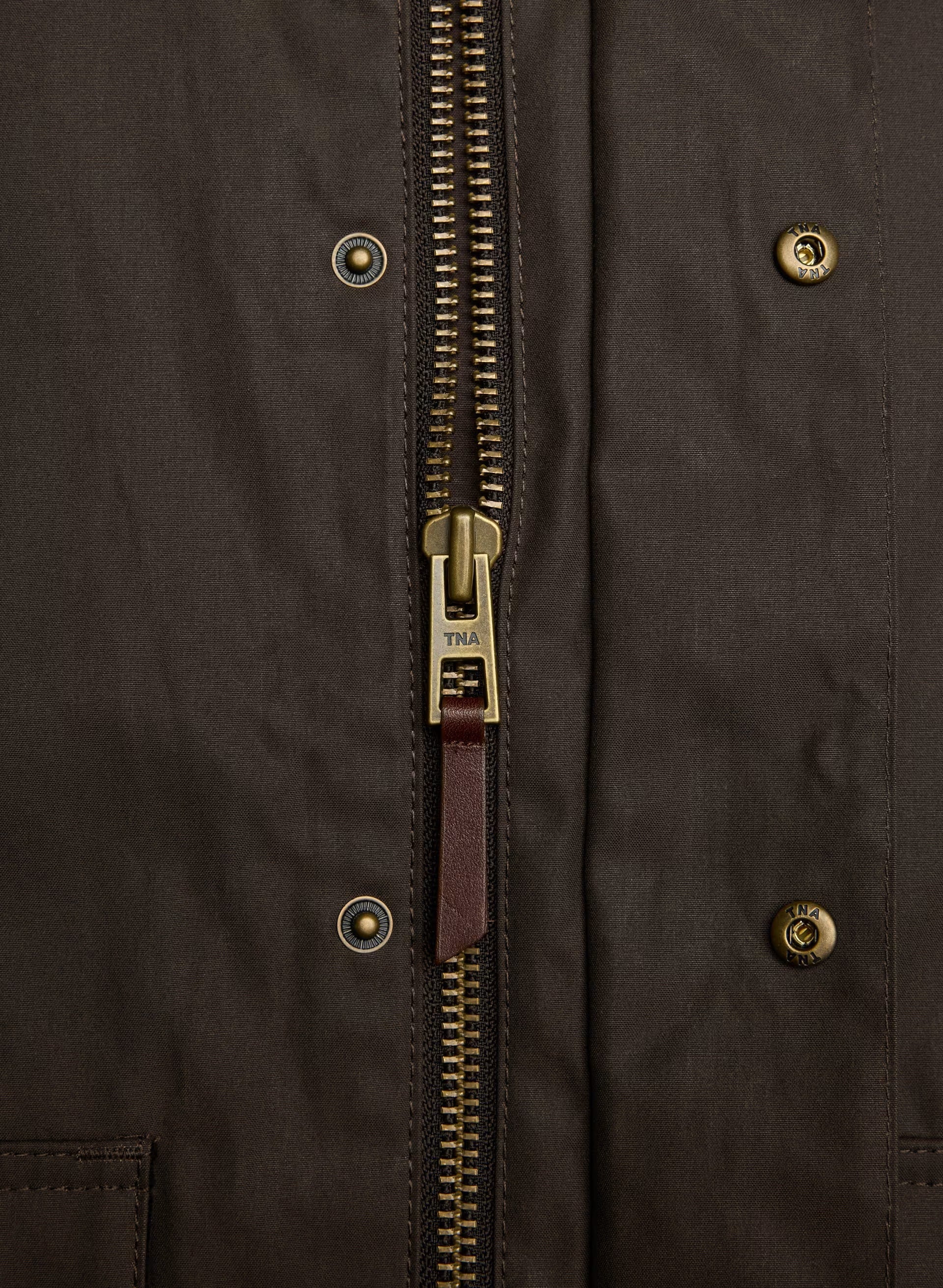 Decibel Waxed Jacket - BURNT BROWN