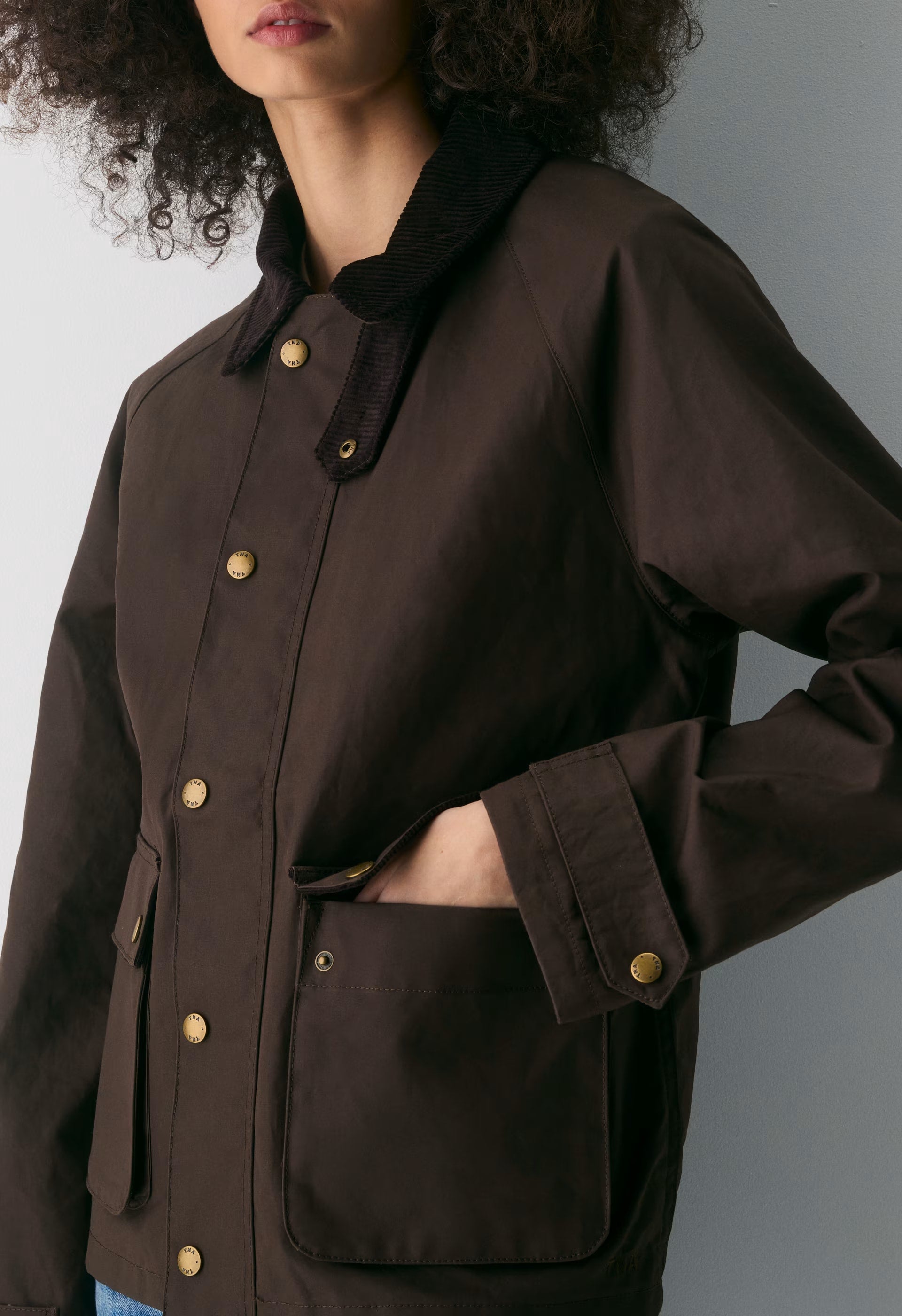 Decibel Waxed Jacket - BURNT BROWN