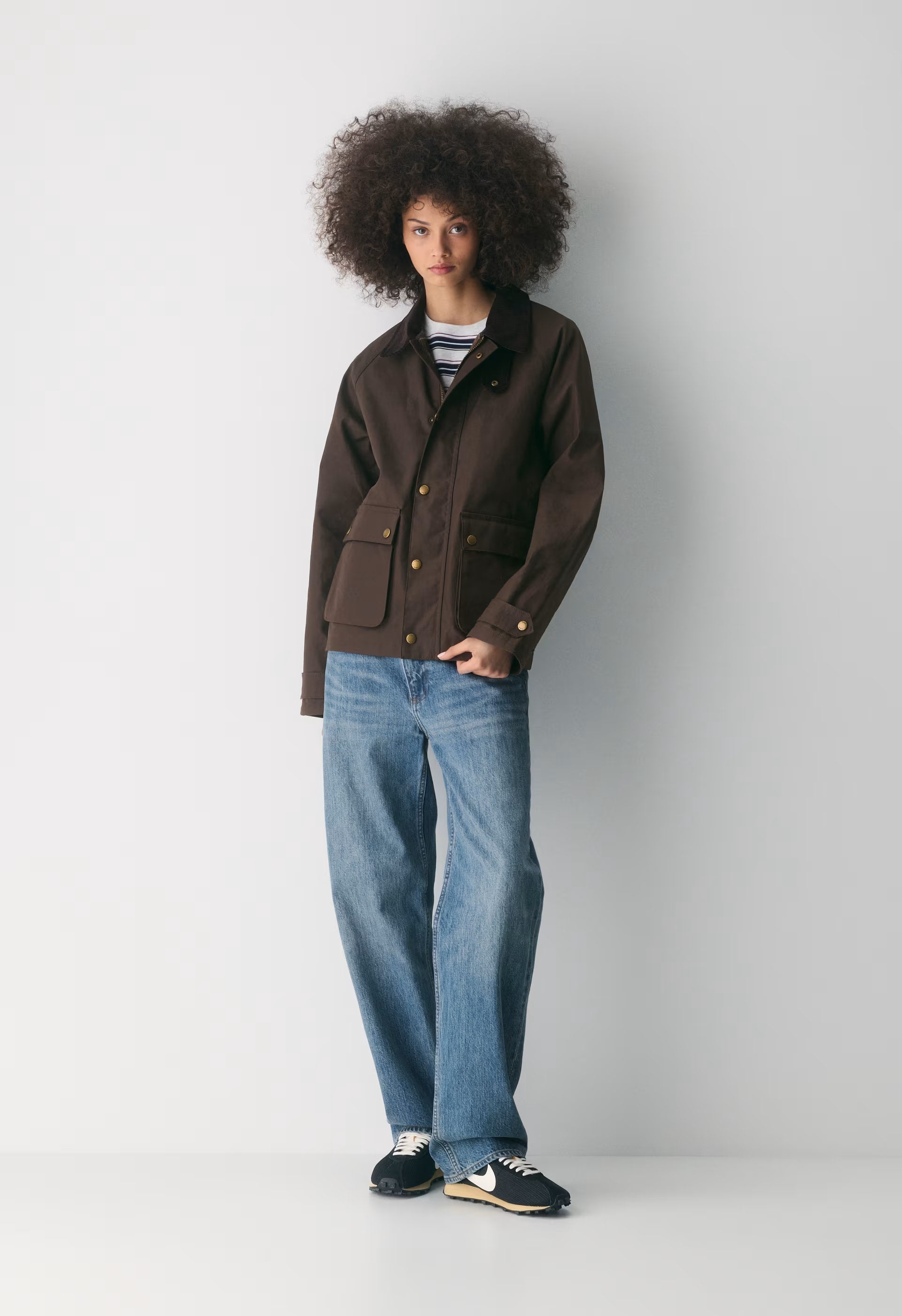 Decibel Waxed Jacket - BURNT BROWN