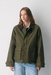 Decibel Waxed Jacket - CAPER GREEN