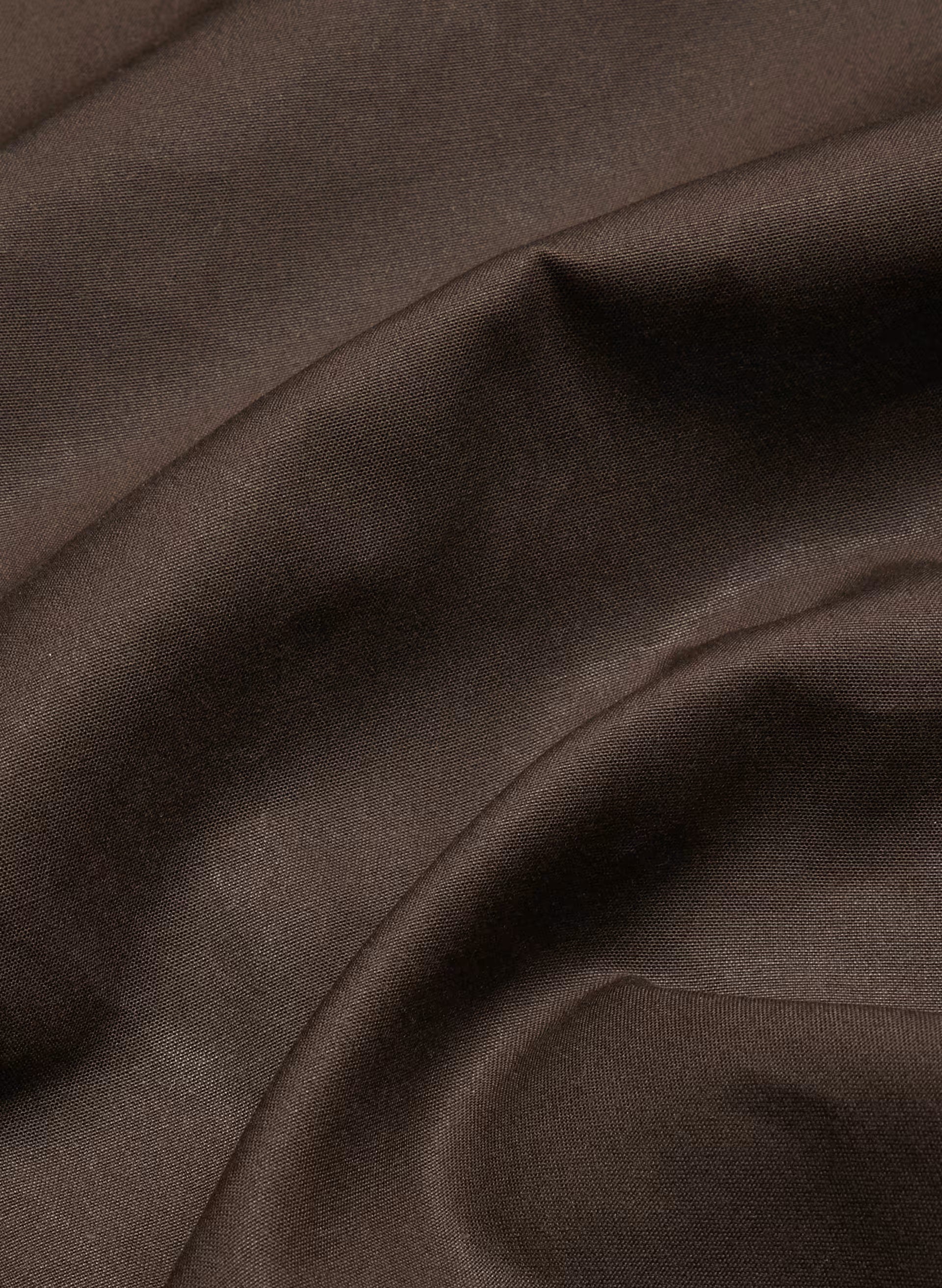 Soundwave Waxed Trench Coat - BURNT BROWN