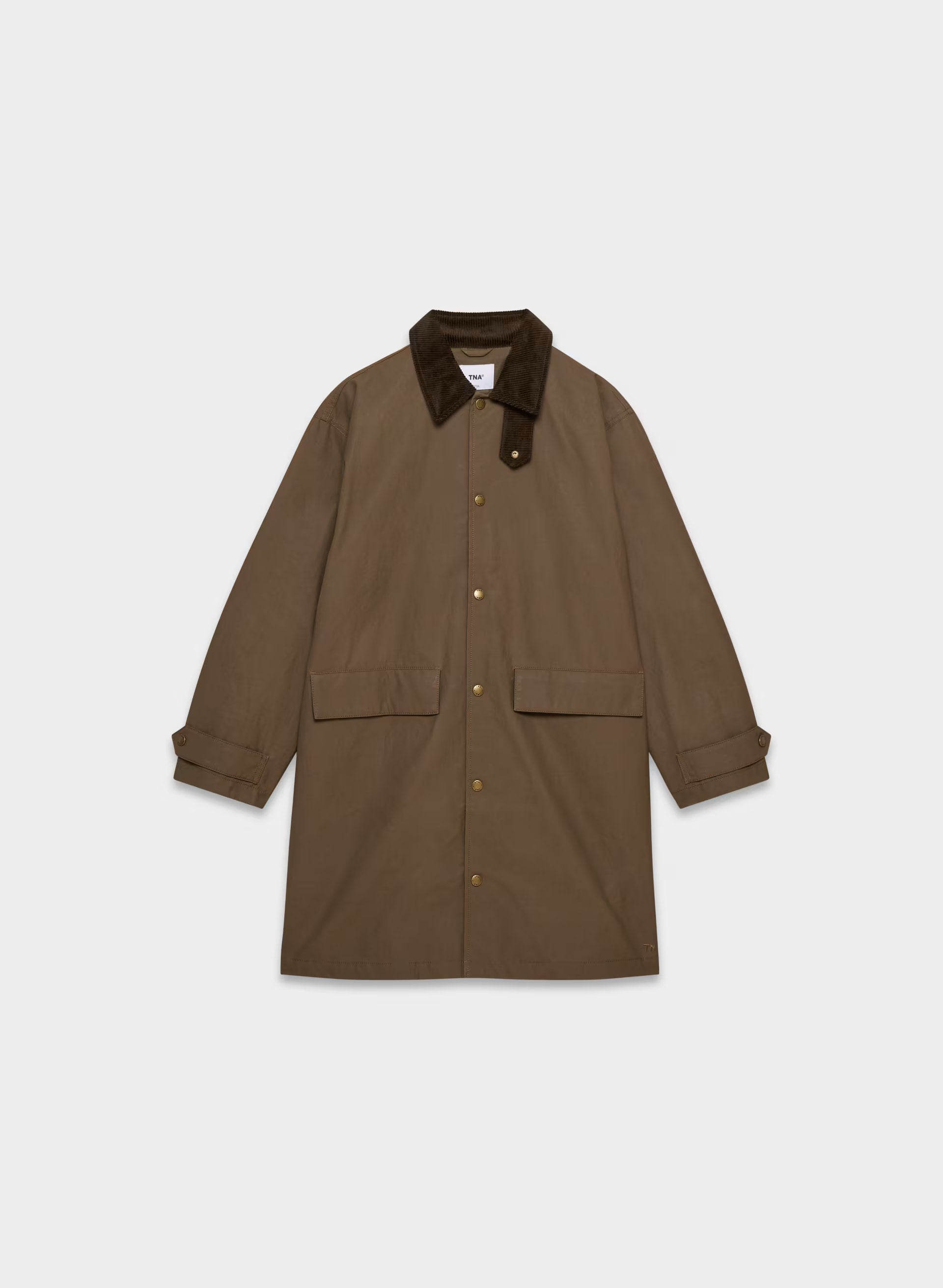 Soundwave Waxed Trench Coat - SYCAMORE BROWN