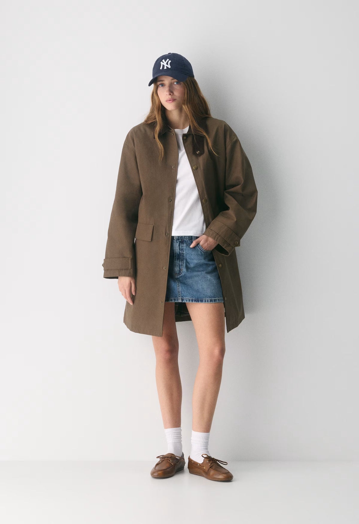 Soundwave Waxed Trench Coat - SYCAMORE BROWN