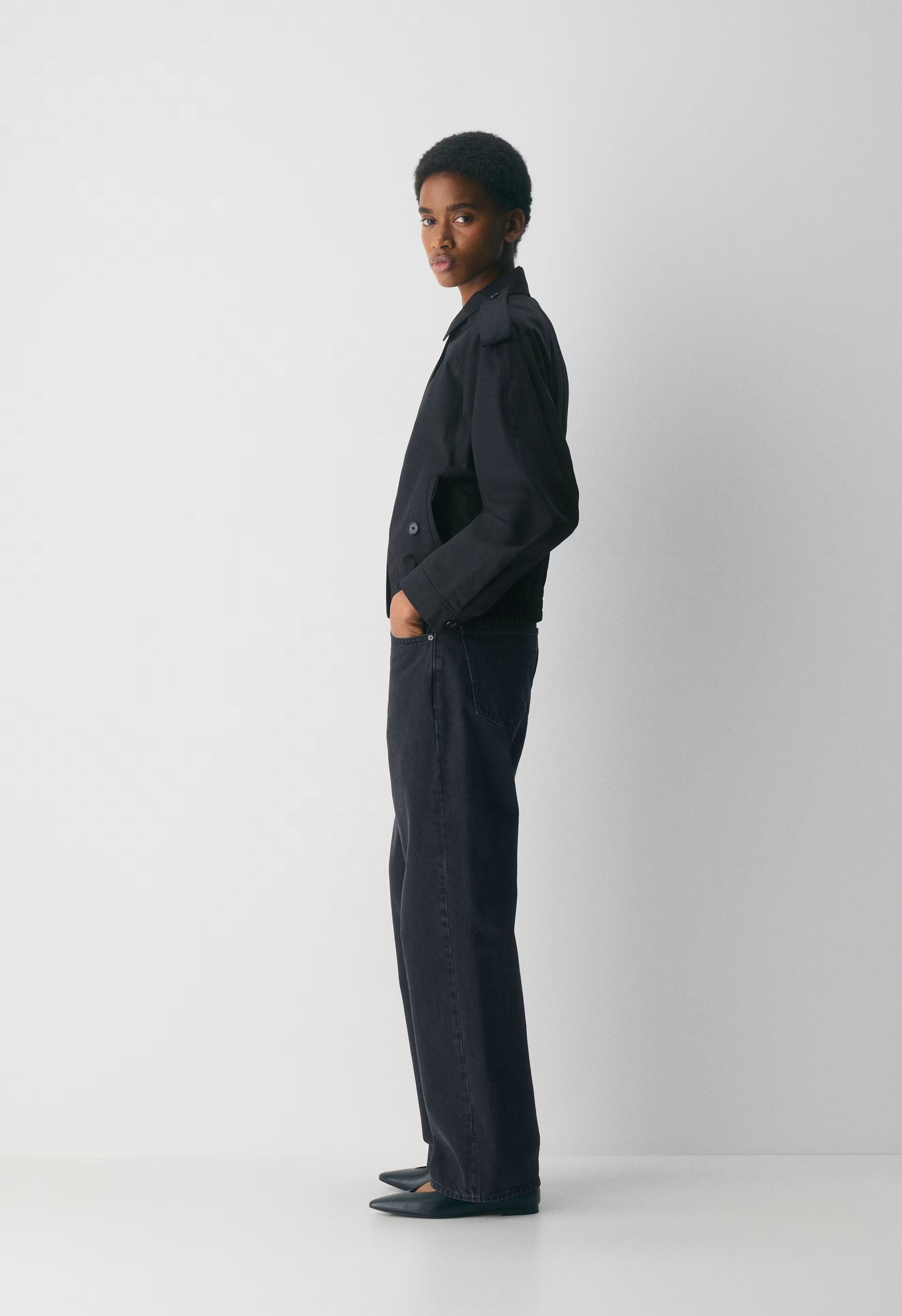 The Arno Jacket - City Twill - BLACK