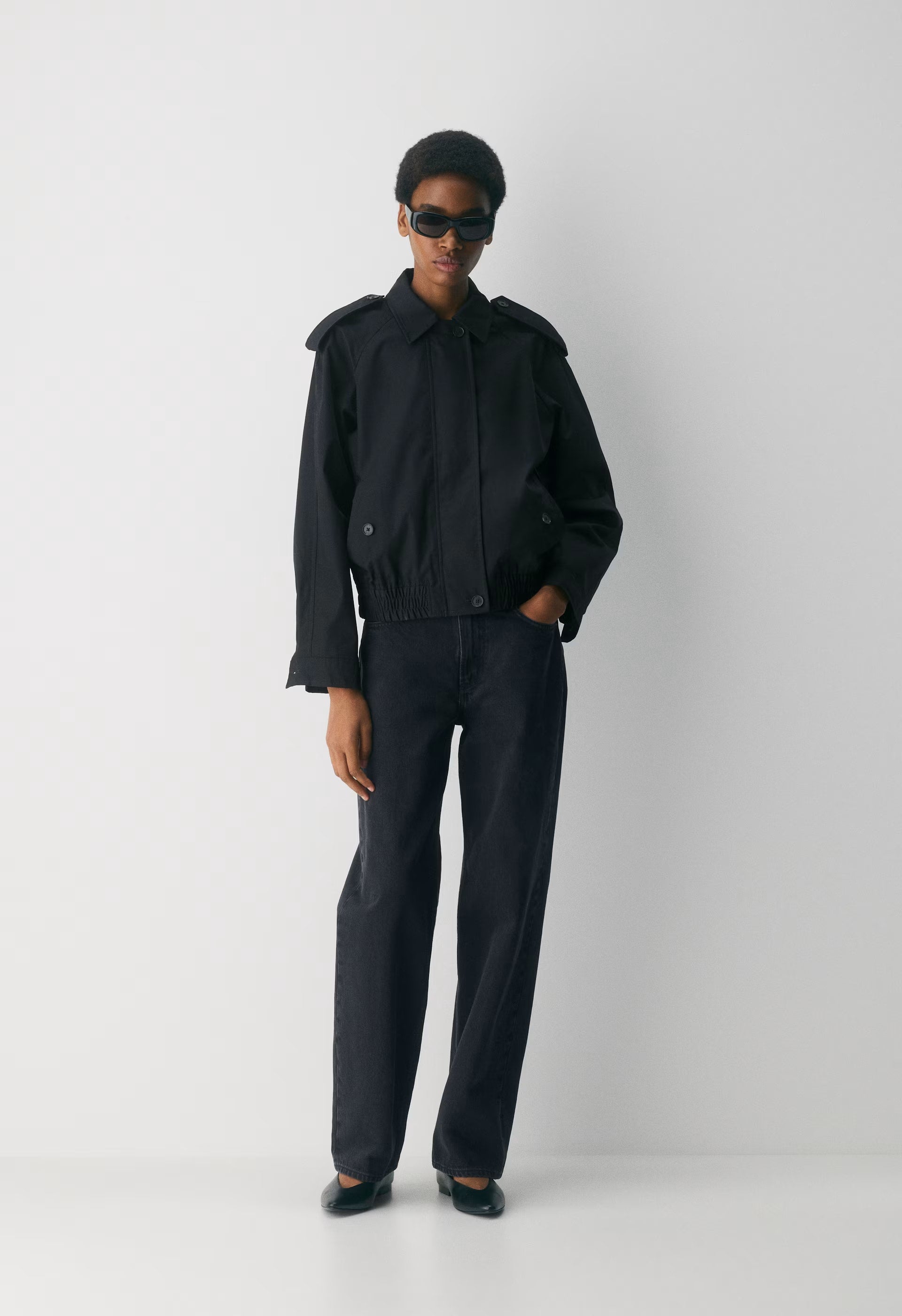 The Arno Jacket - City Twill - BLACK
