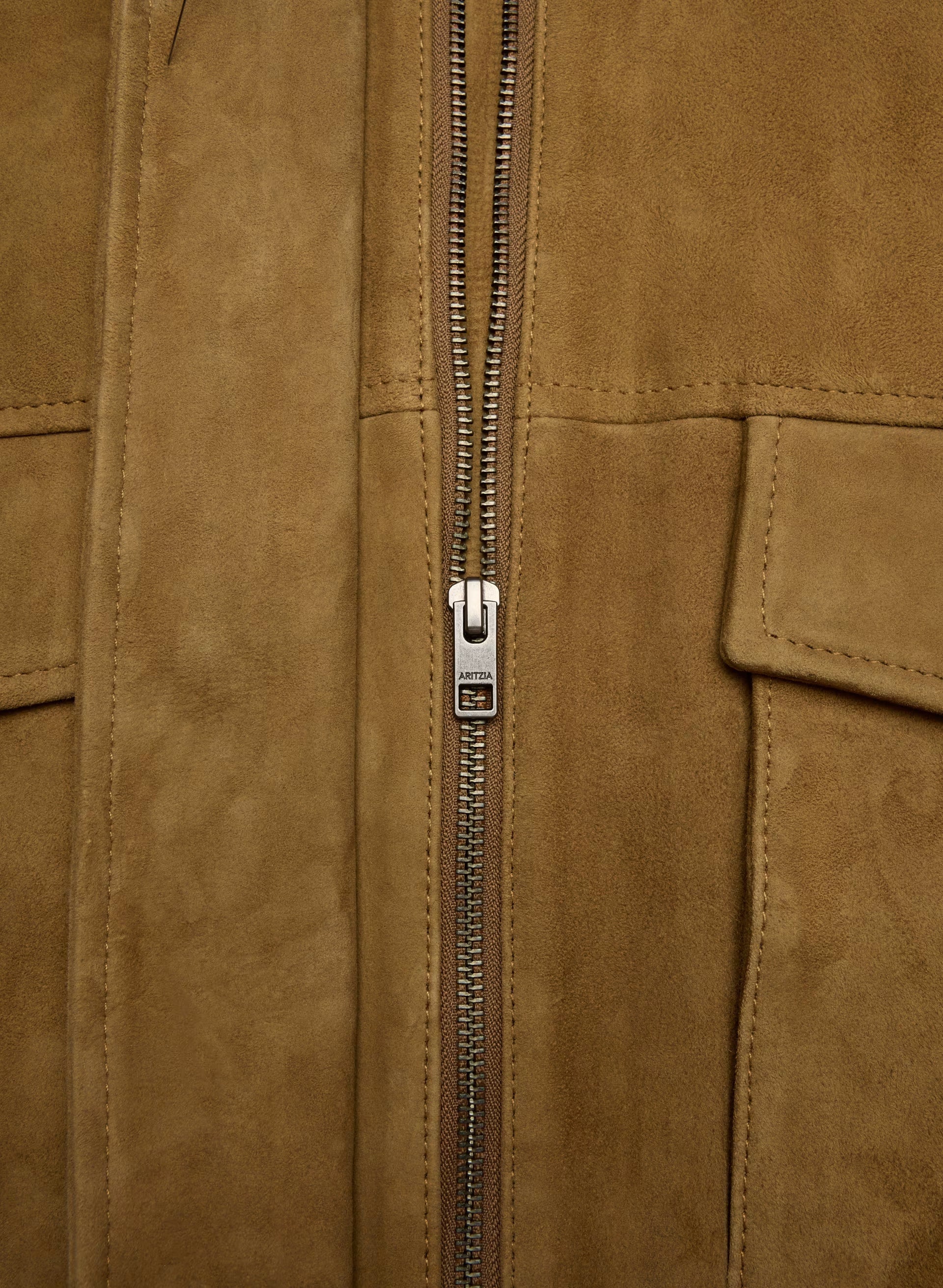 Tennant Bomber - Suede - CORTADO CAMEL