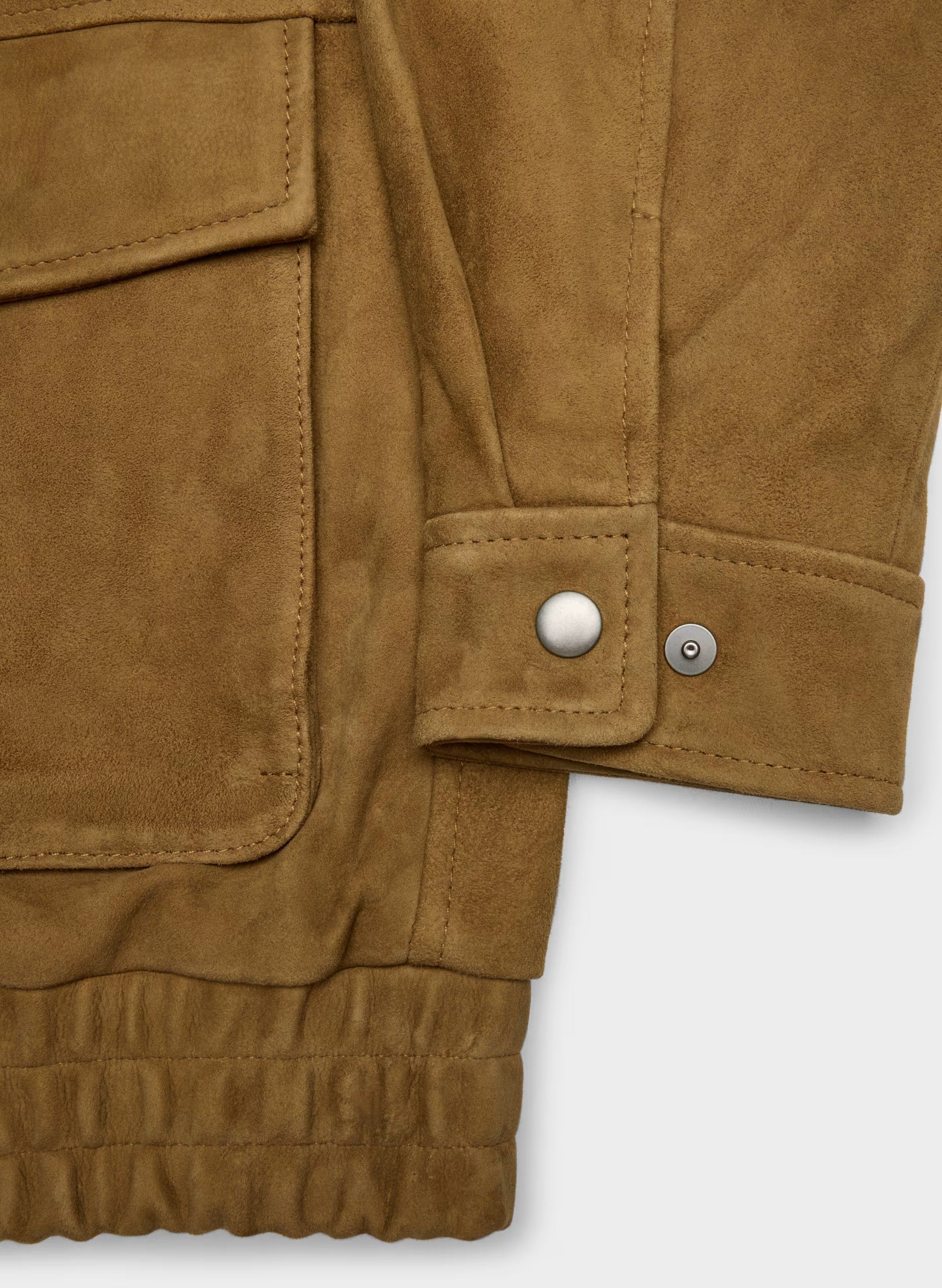 Tennant Bomber - Suede - CORTADO CAMEL