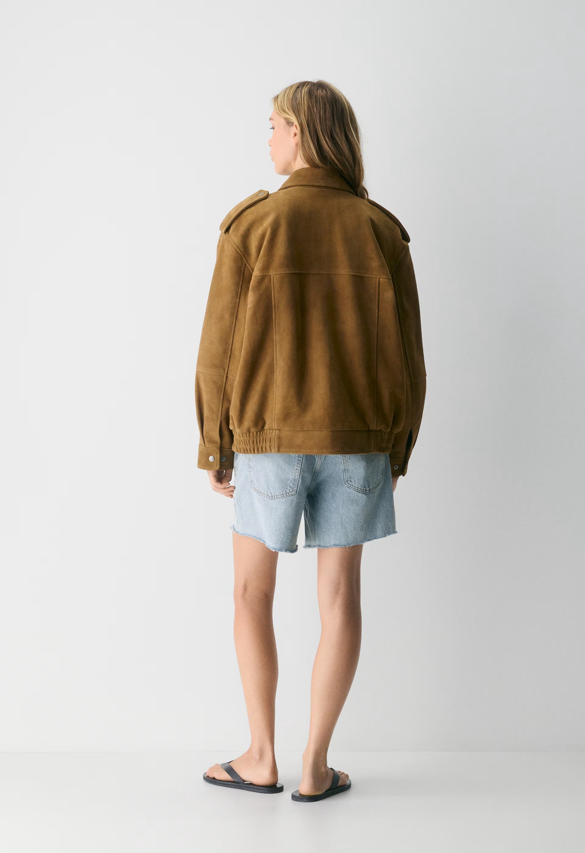 Tennant Bomber - Suede - CORTADO CAMEL