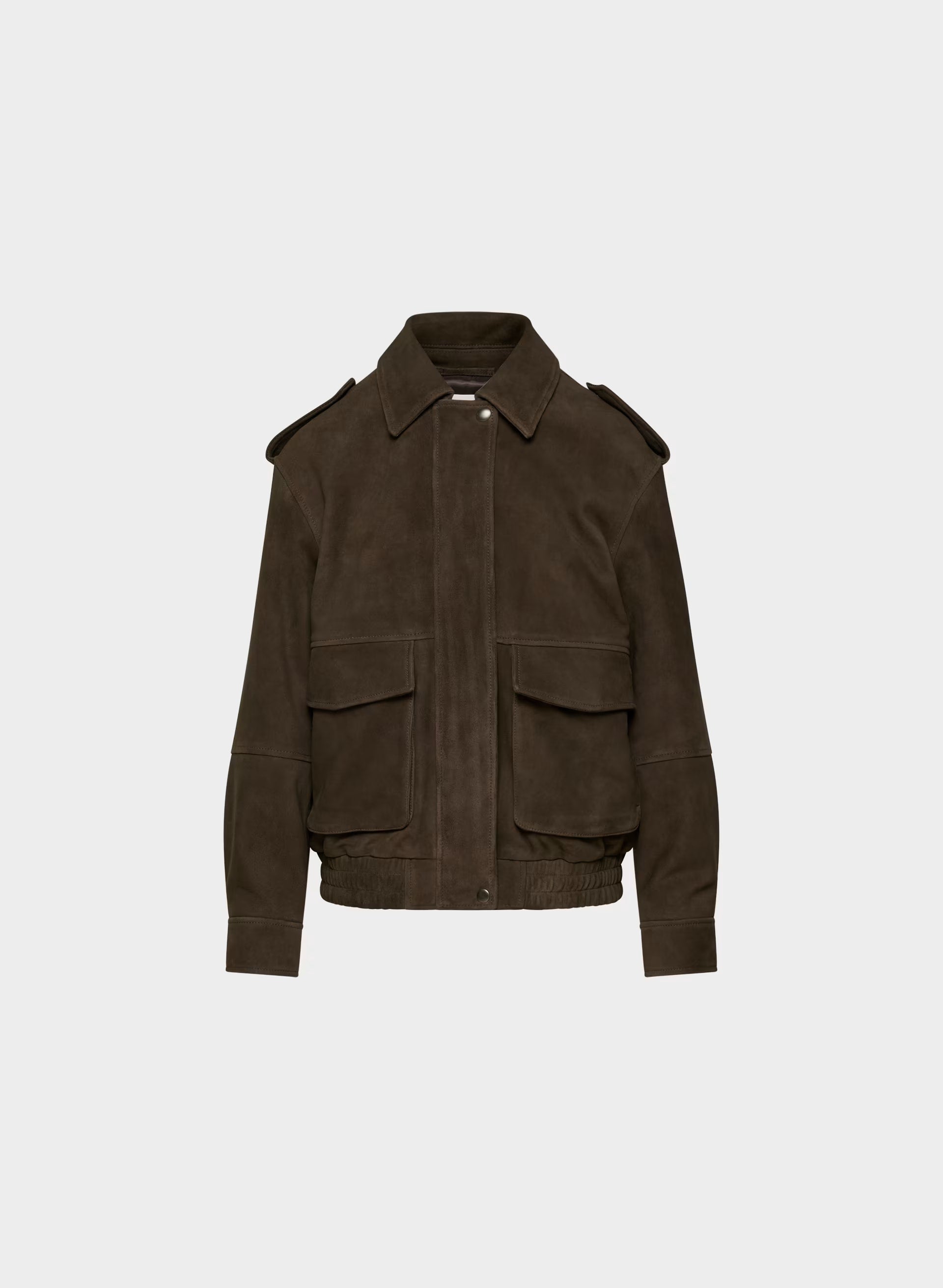 Tennant Bomber - Suede - CACAO NIB BROWN