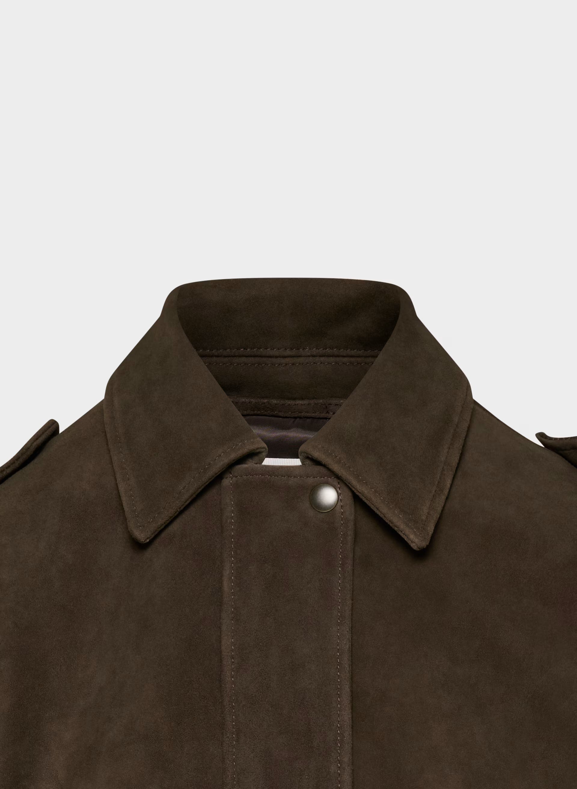 Tennant Bomber - Suede - CACAO NIB BROWN