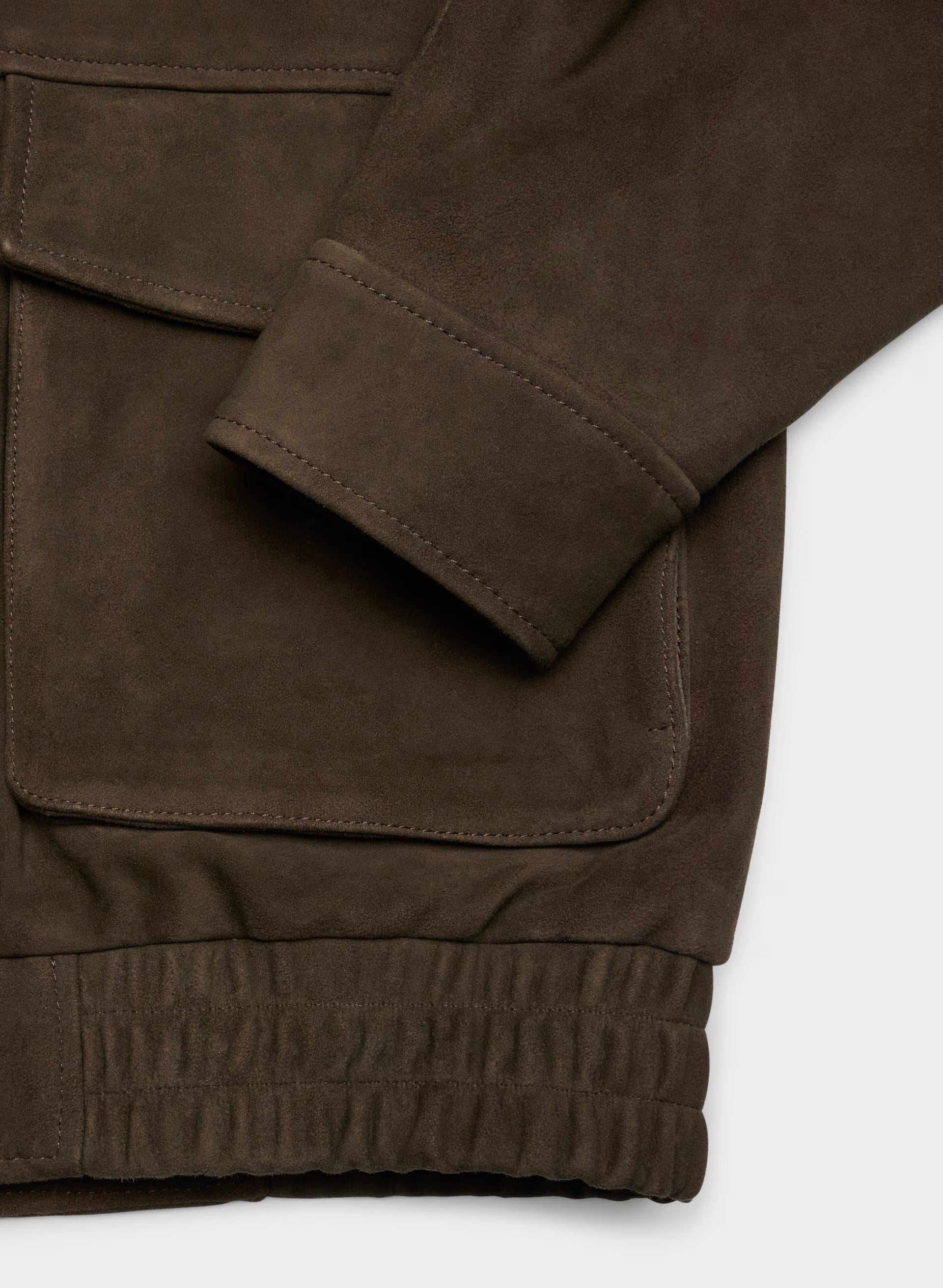Tennant Bomber - Suede - CACAO NIB BROWN