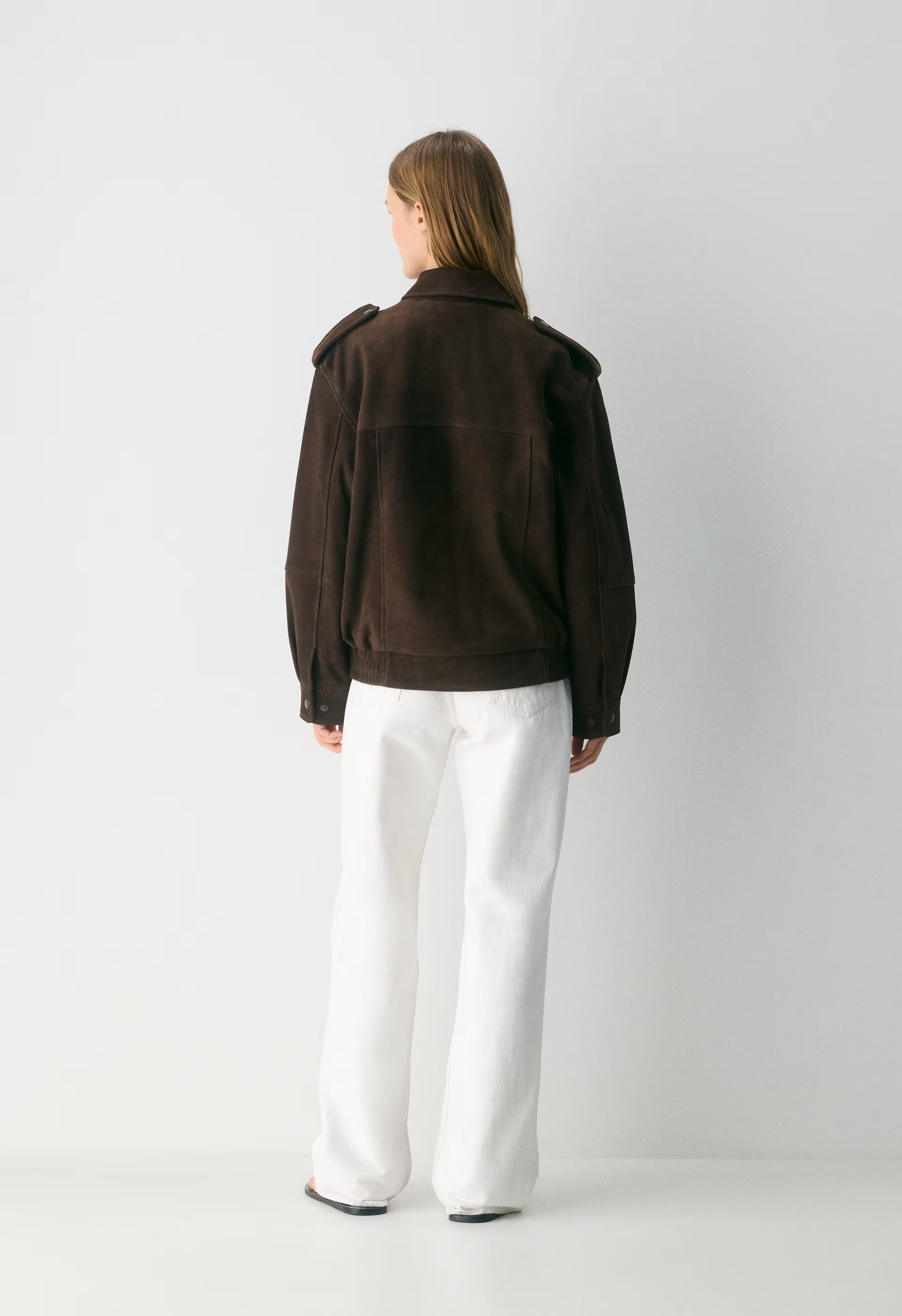 Tennant Bomber - Suede - CACAO NIB BROWN