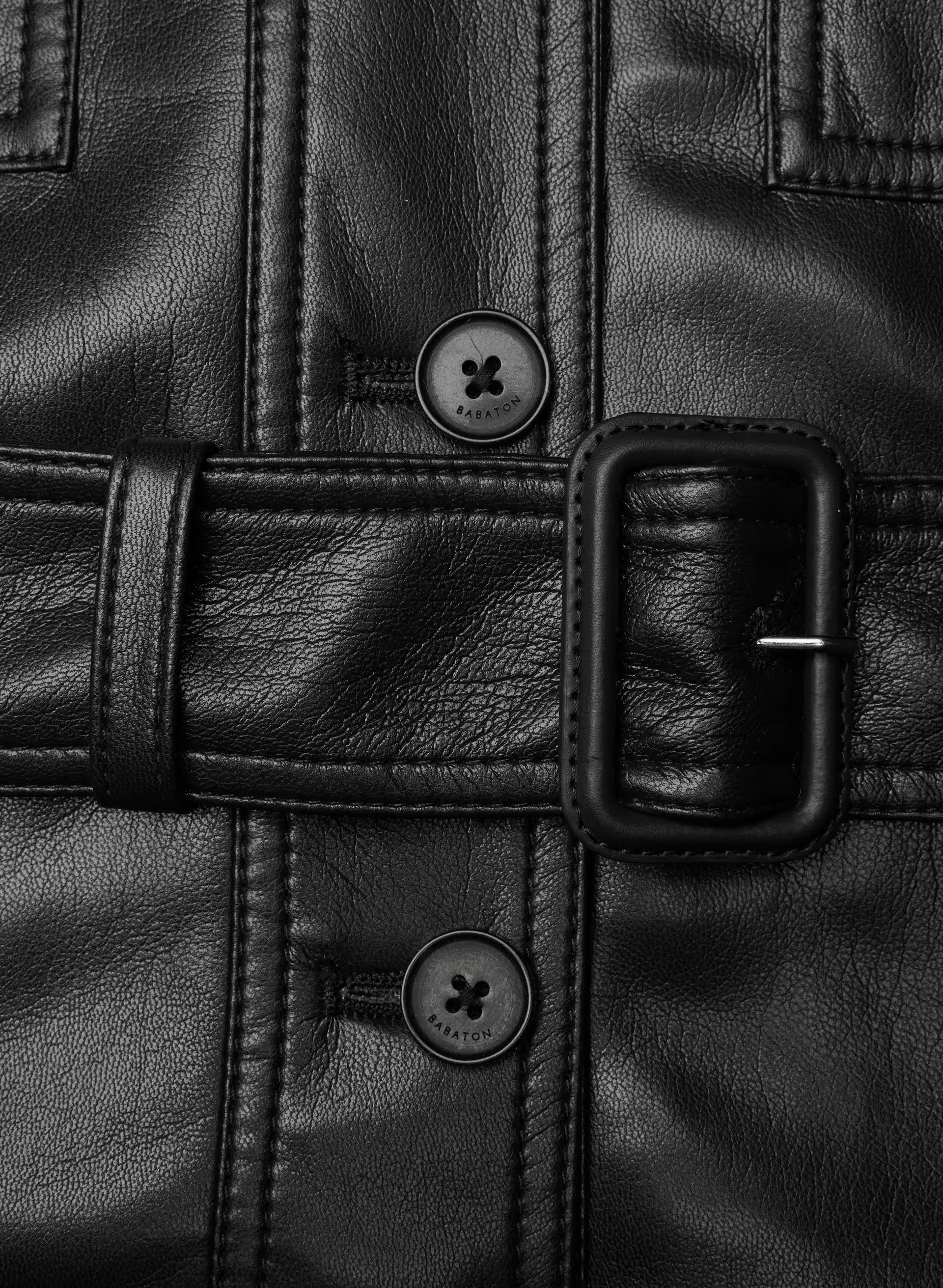 Kerr Jacket - UnReal Leather - BLACK