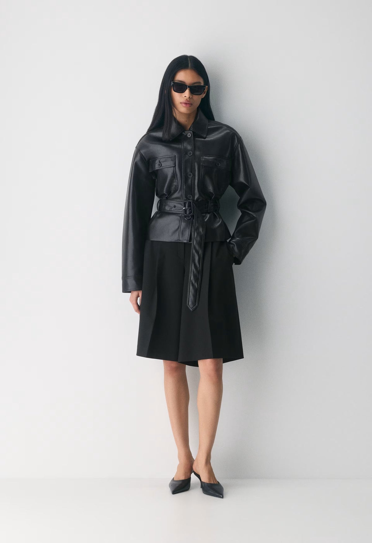 Kerr Jacket - UnReal Leather - BLACK