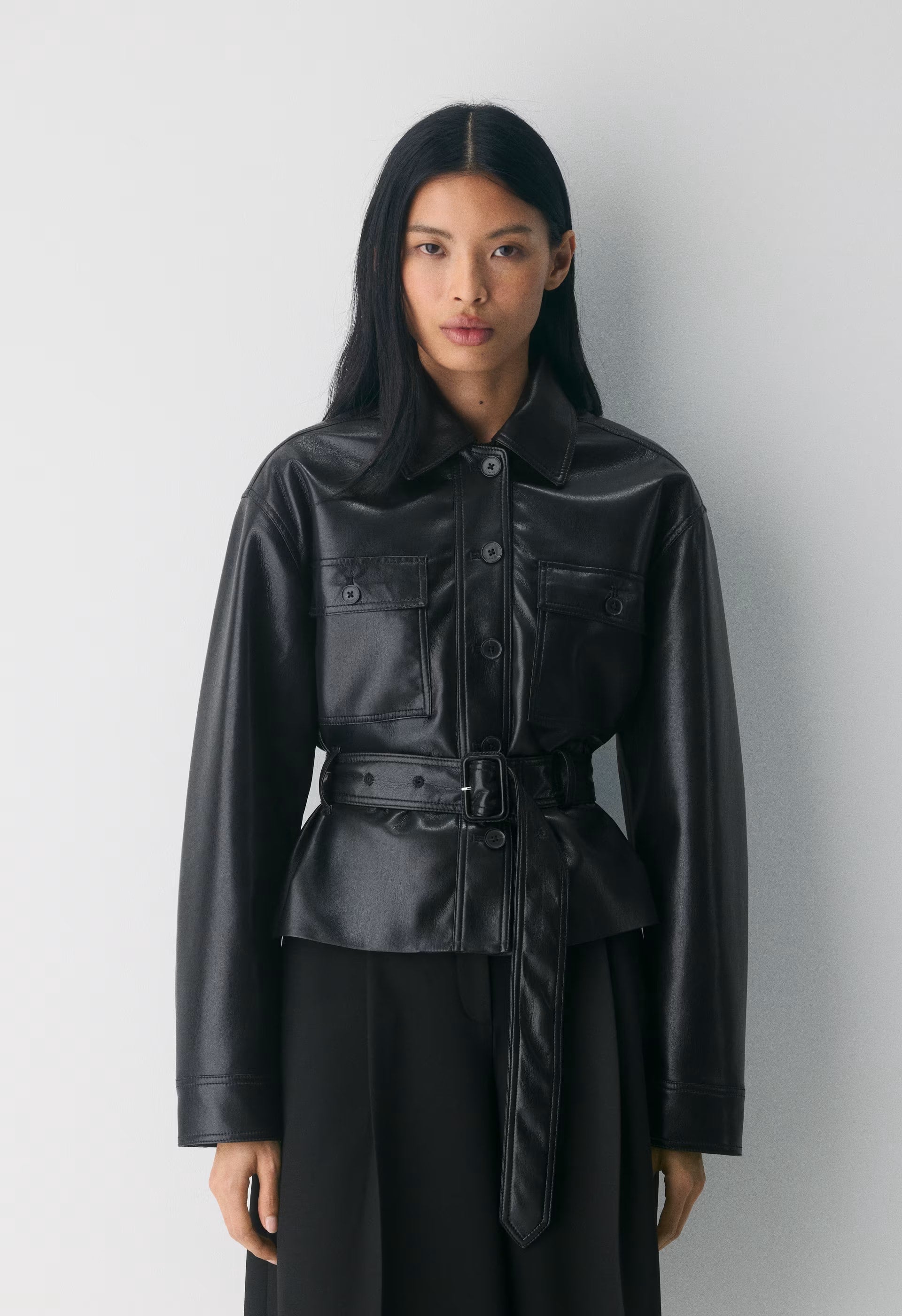 Kerr Jacket - UnReal Leather - BLACK