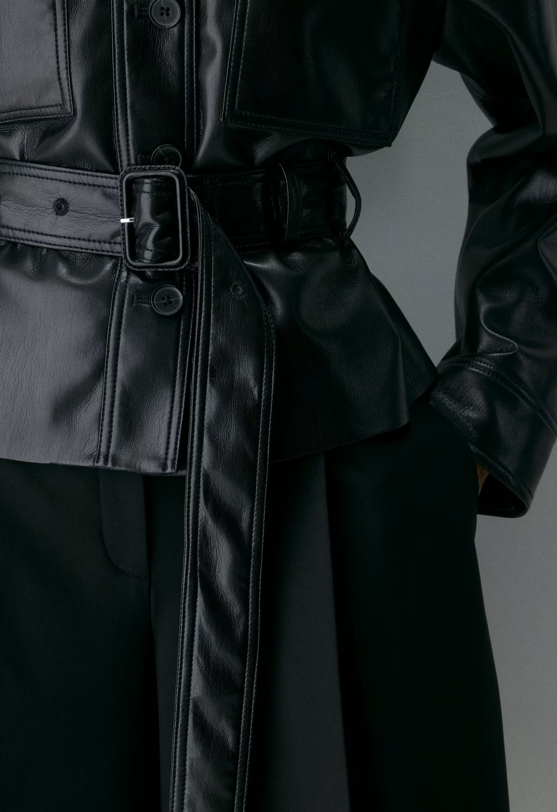 Kerr Jacket - UnReal Leather - BLACK