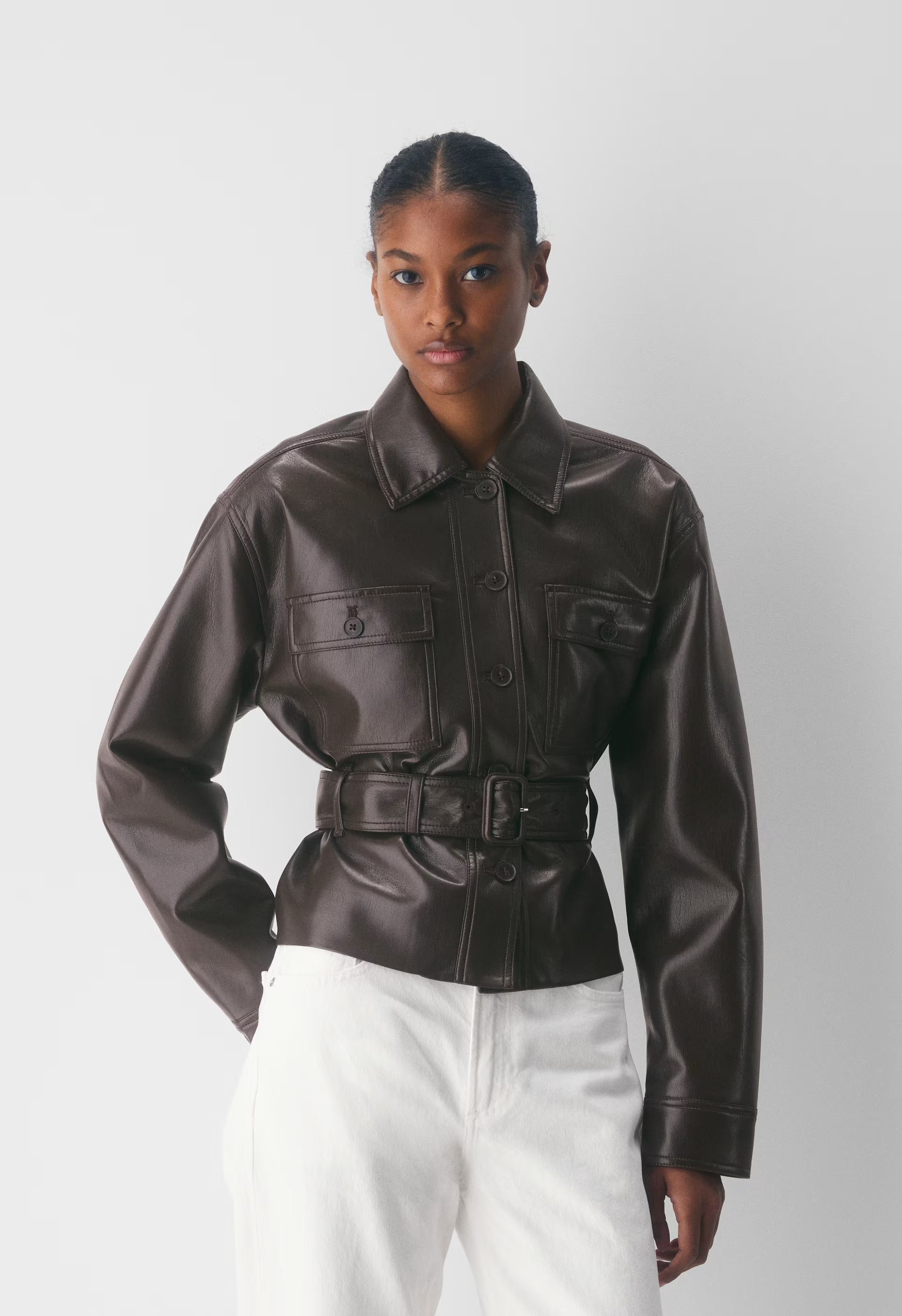 Kerr Jacket - UnReal Leather - RICH MOCHA BROWN