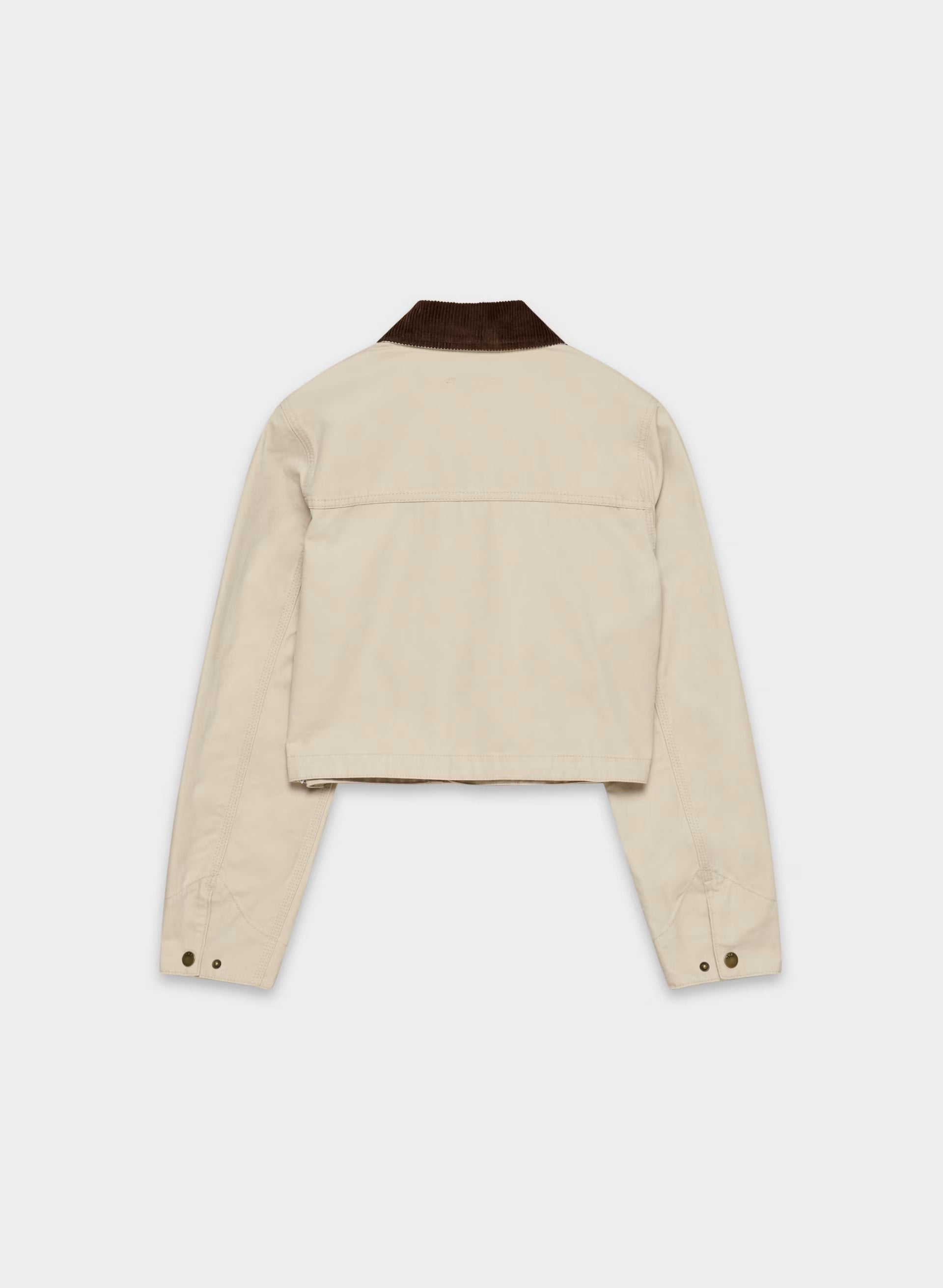 Barnett Lighweight Cropped Chore Jacket - MARCONA BEIGE