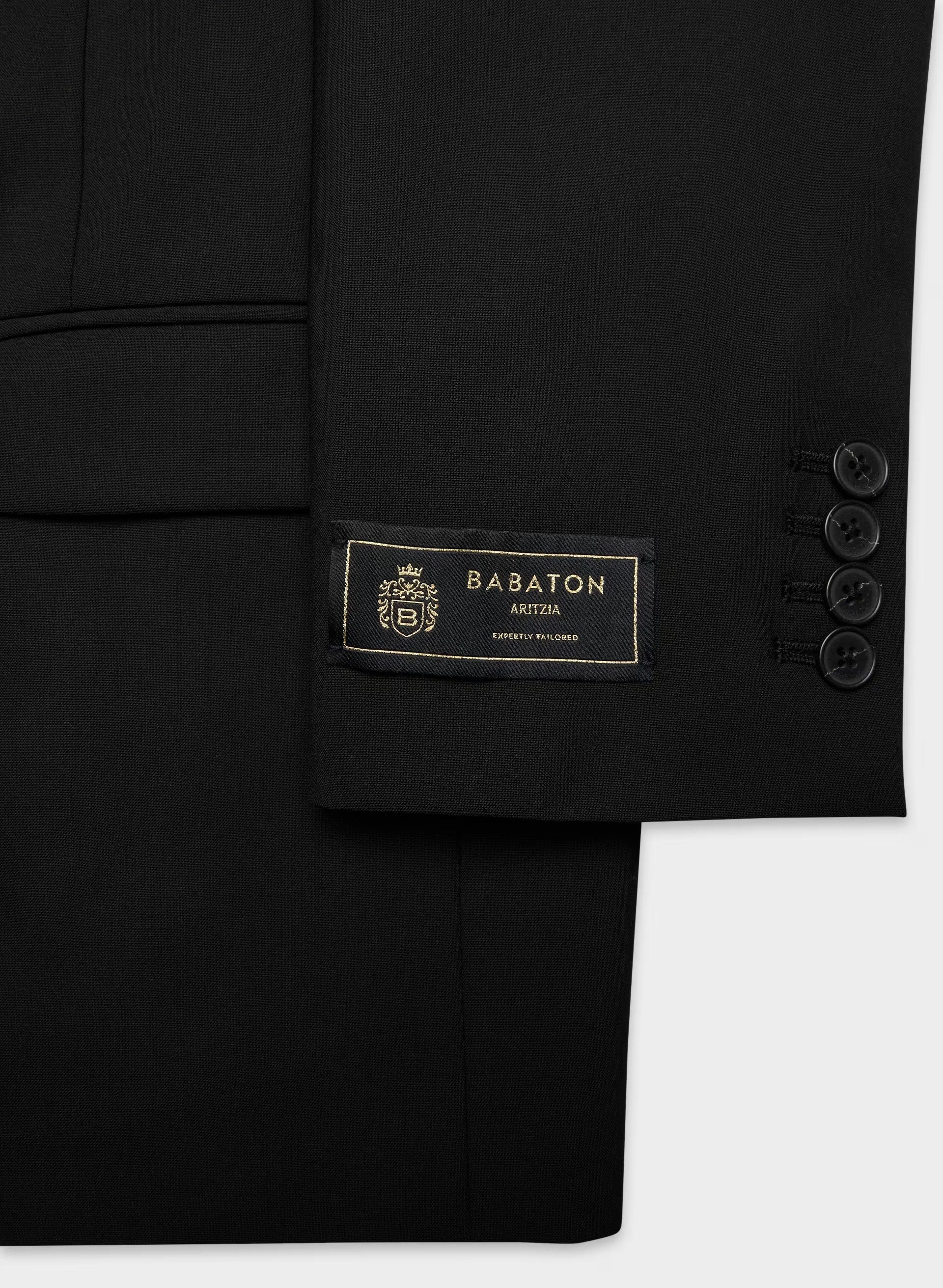 Enact Wool Blazer - BLACK