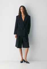 Enact Wool Blazer - BLACK