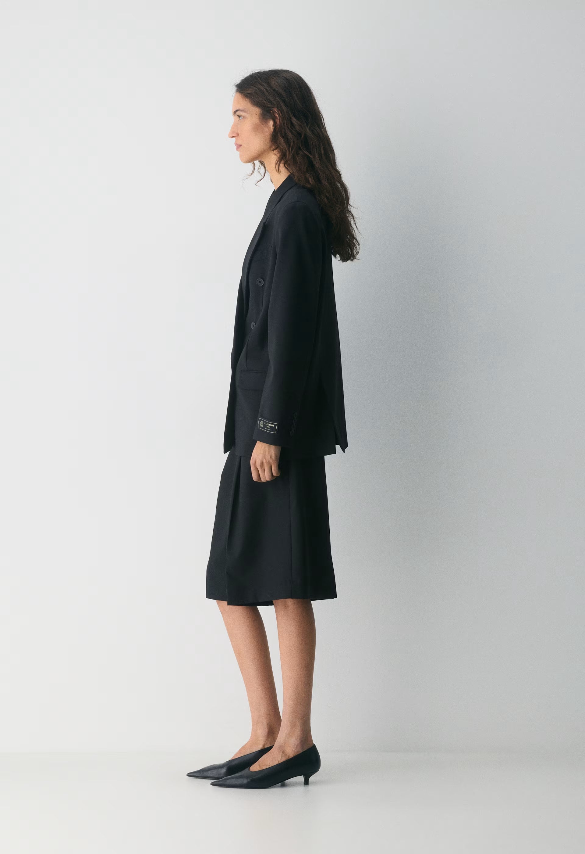 Enact Wool Blazer - BLACK