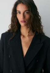 Enact Wool Blazer - BLACK
