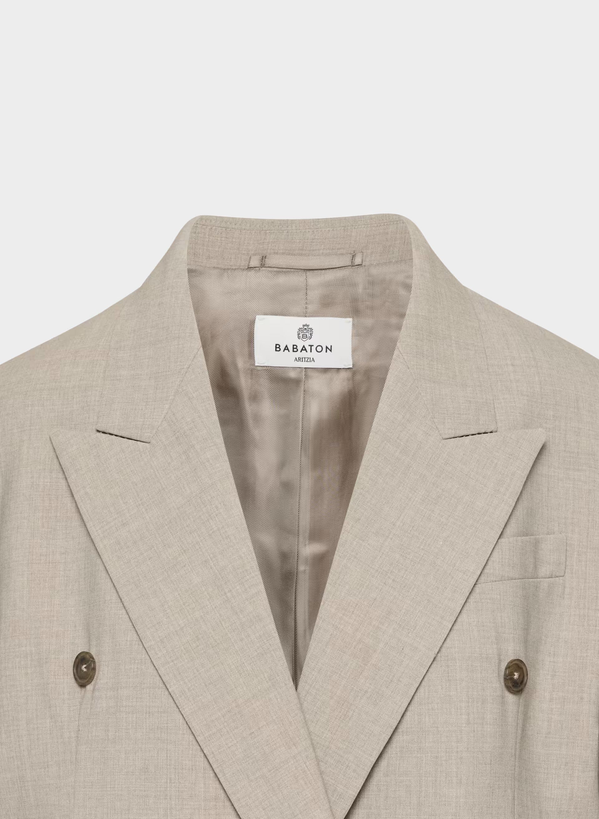Enact Wool Blazer - HEATHER LIGHT NUTMEG