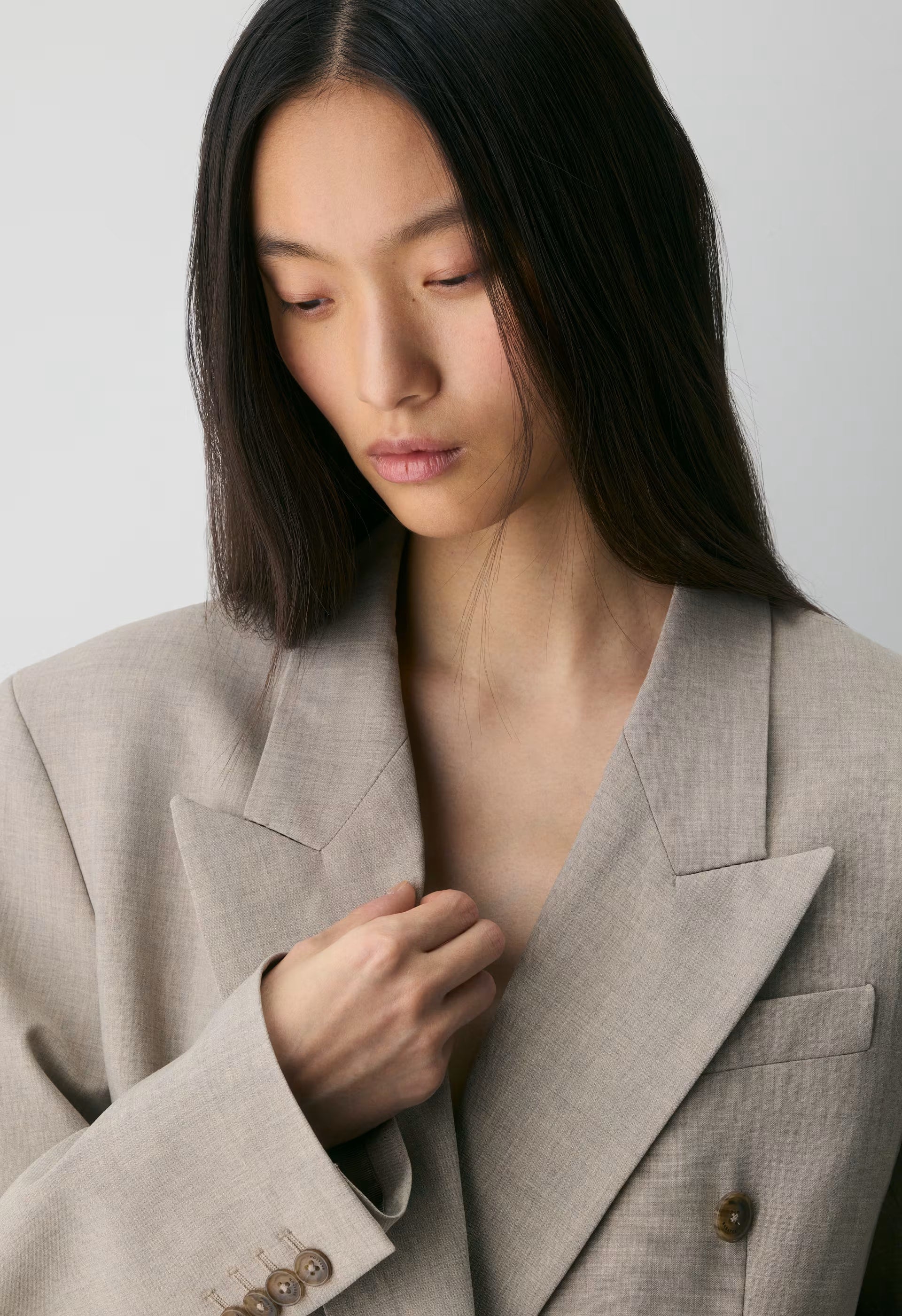 Enact Wool Blazer - HEATHER LIGHT NUTMEG