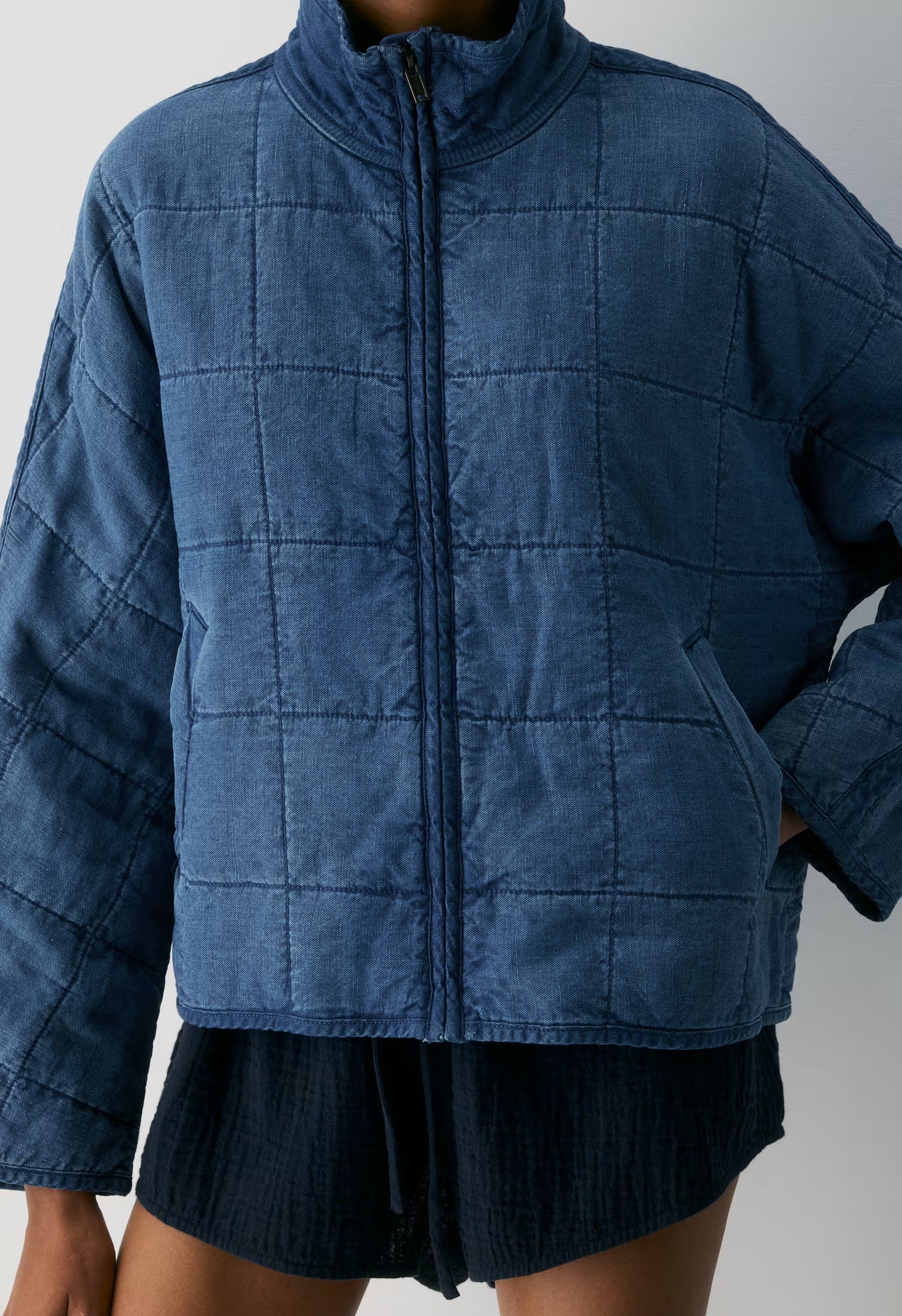 Remote Jacket - CruiseLinen™ - NO-STRESS MEDIUM BLUE