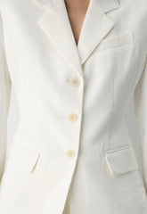 Standout Linen Blazer - LIGHT BIRCH