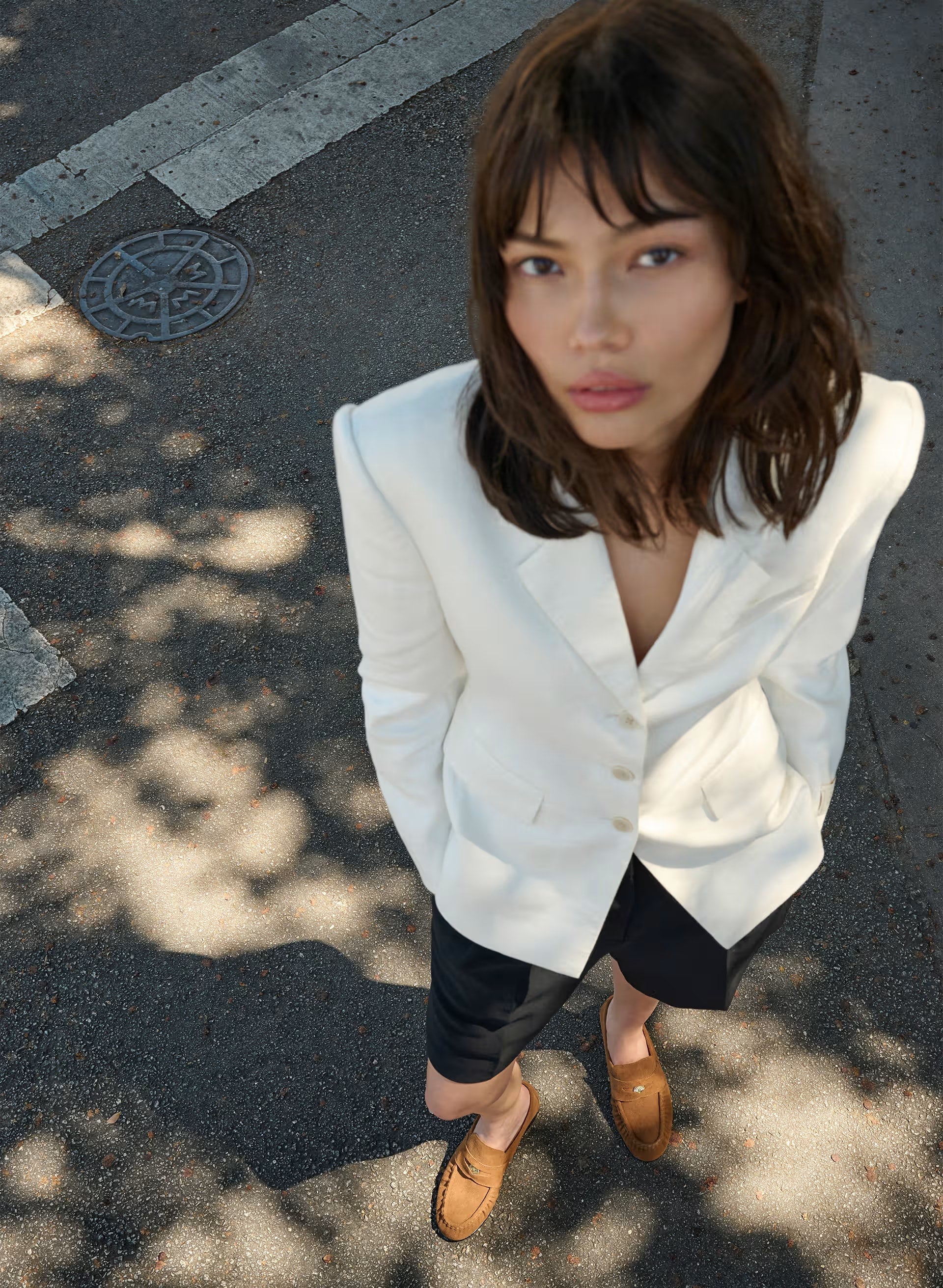 Standout Linen Blazer - LIGHT BIRCH
