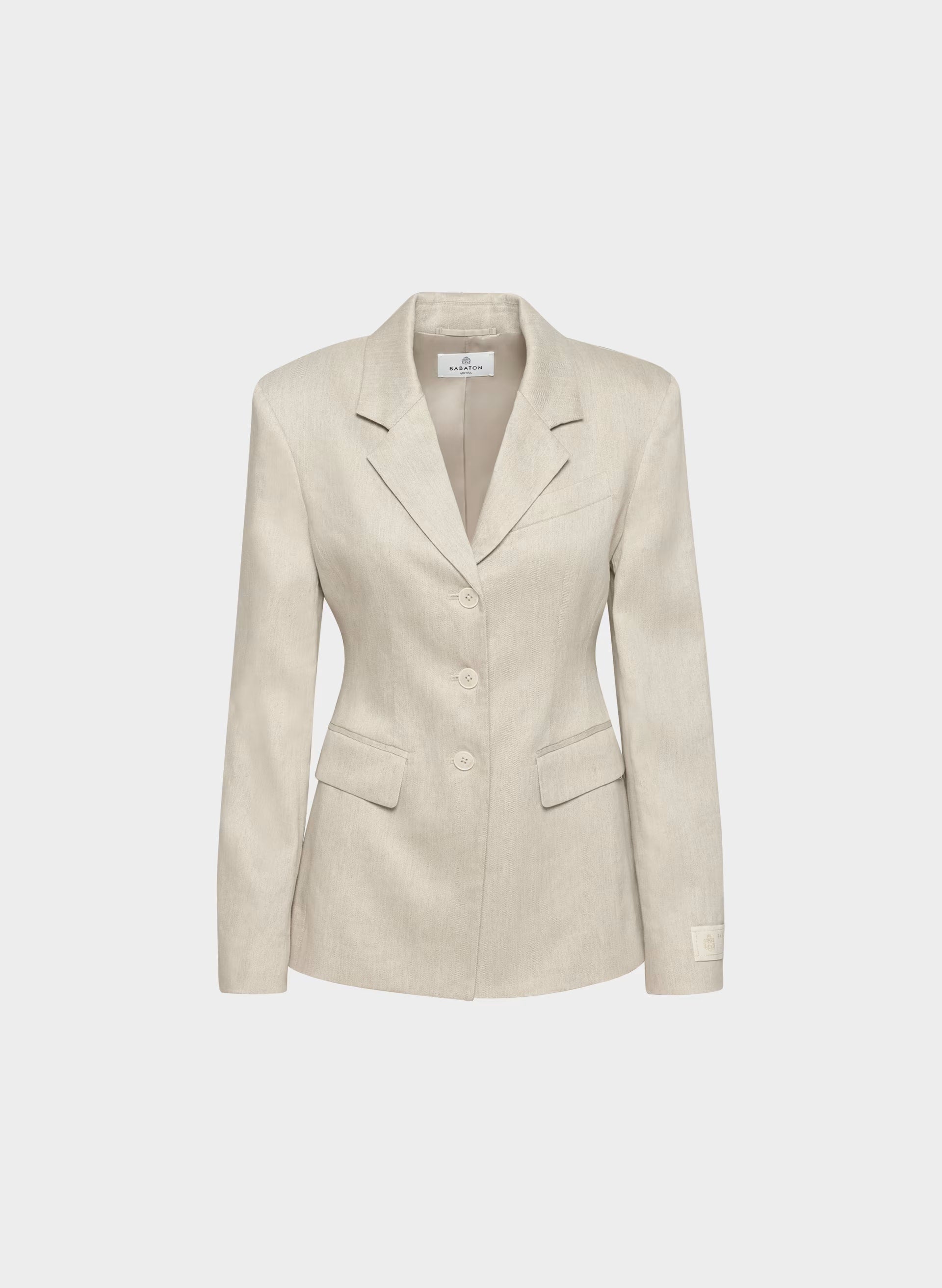 Standout Linen Blazer - UNDYED DARK ECRU
